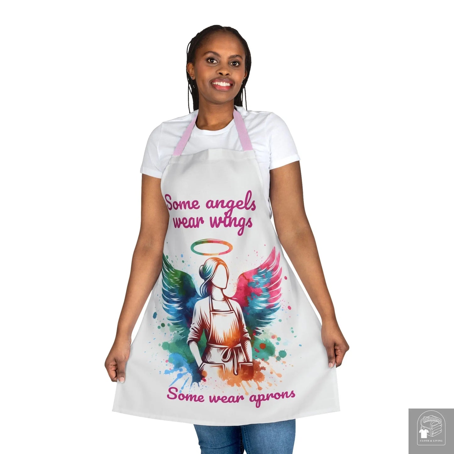 Heaven’s Helpers Apron: Not All Angels Have Wings - Cloth & Living