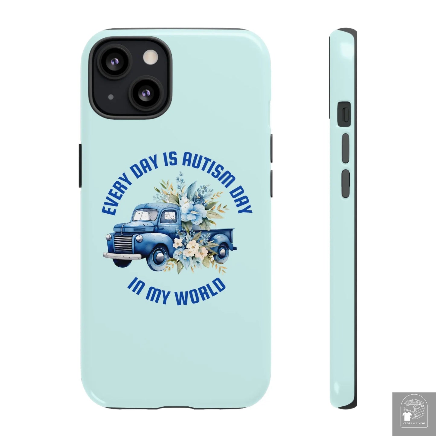 Autism Awareness - Every Day Truck -  Tough iPhone Cases Cases - Cloth & Living