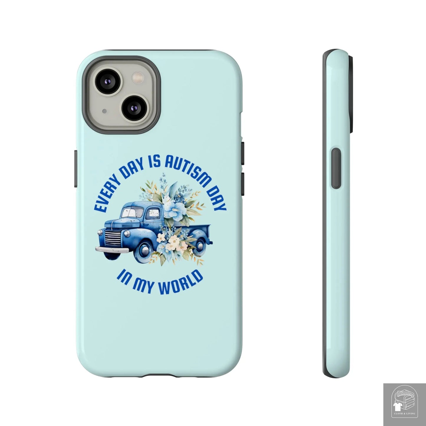 Autism Awareness - Every Day Truck -  Tough iPhone Cases Cases - Cloth & Living