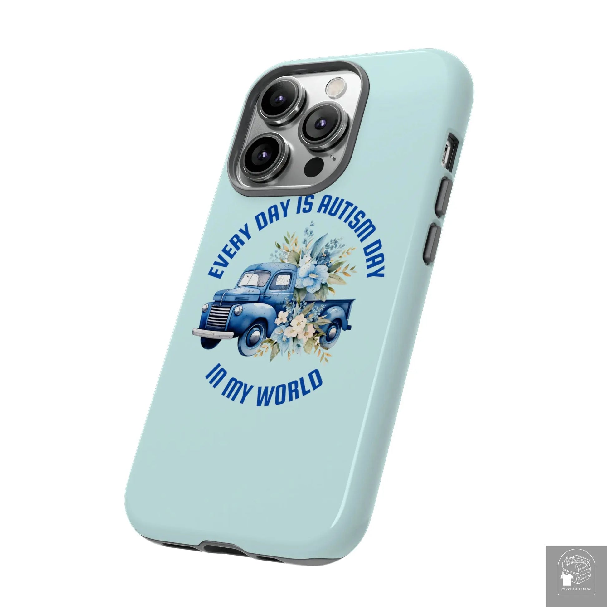 Autism Awareness - Every Day Truck -  Tough iPhone Cases Cases - Cloth & Living