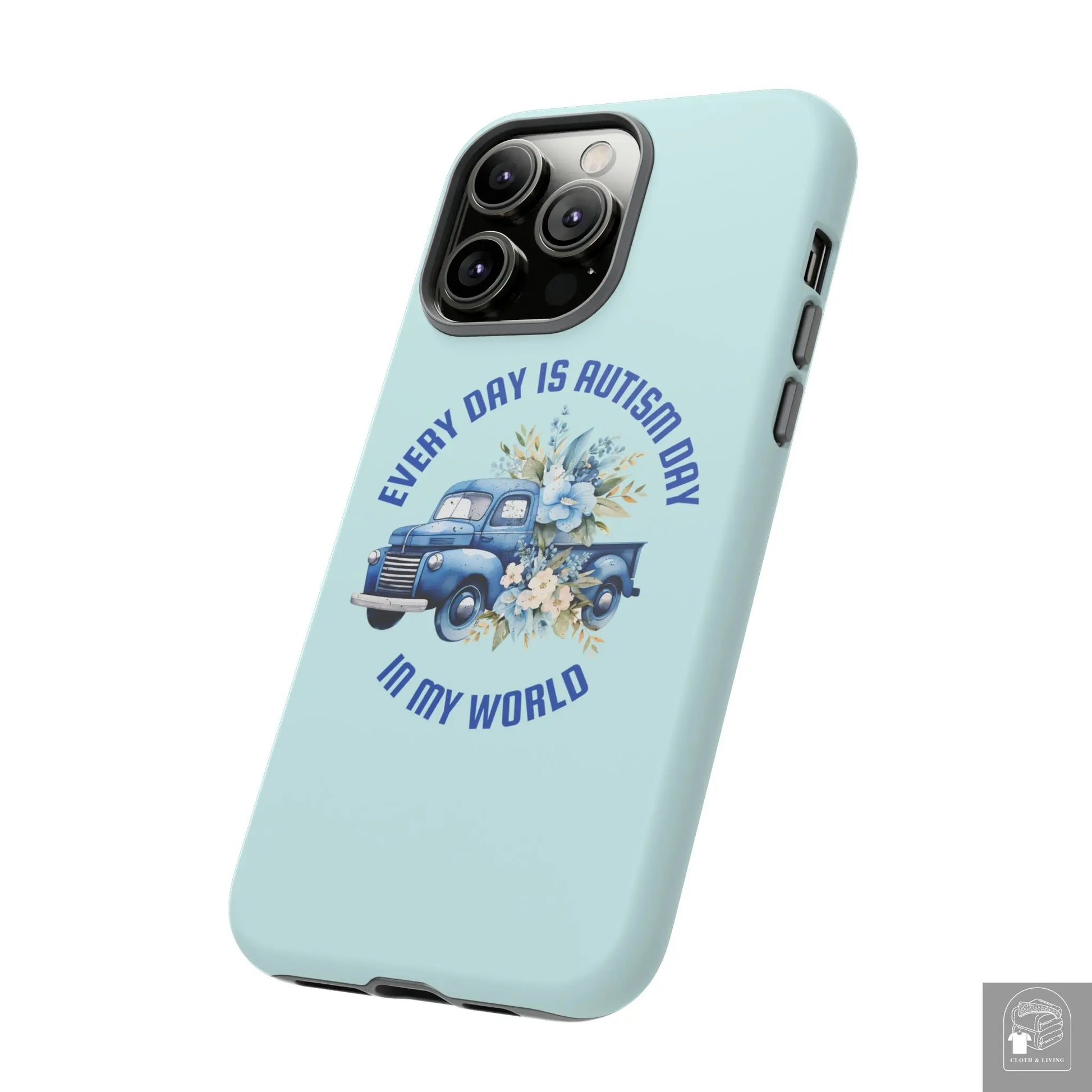 Autism Awareness - Every Day Truck -  Tough iPhone Cases Cases - Cloth & Living