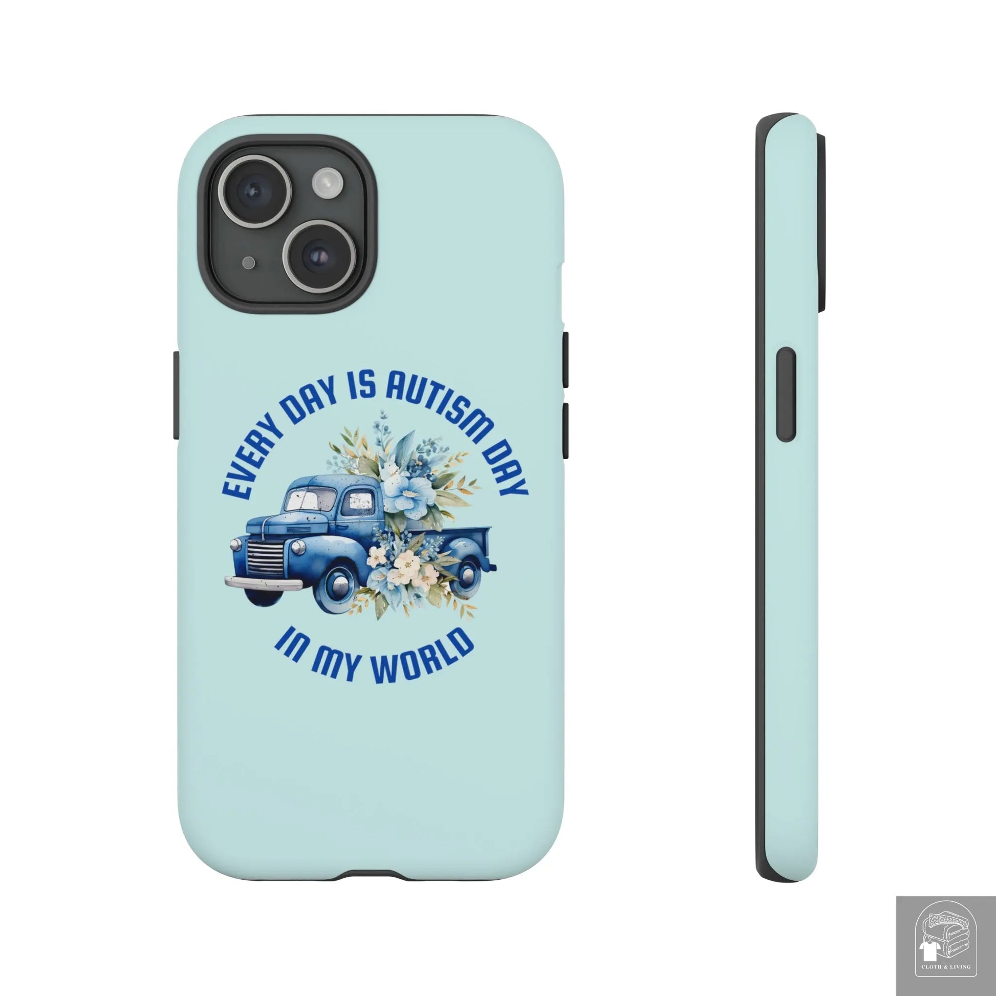 Autism Awareness - Every Day Truck -  Tough iPhone Cases Cases - Cloth & Living