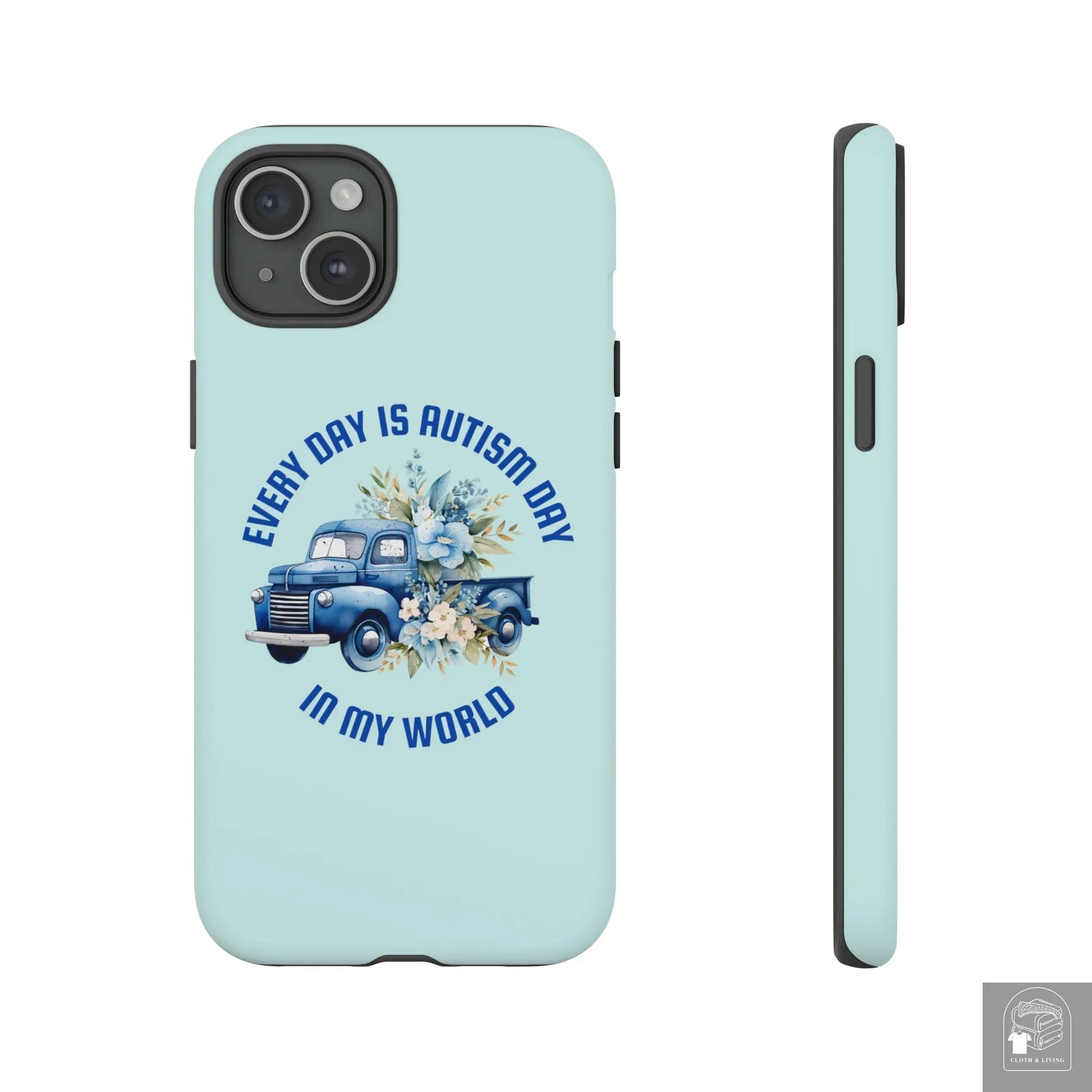 Autism Awareness - Every Day Truck -  Tough iPhone Cases Cases - Cloth & Living