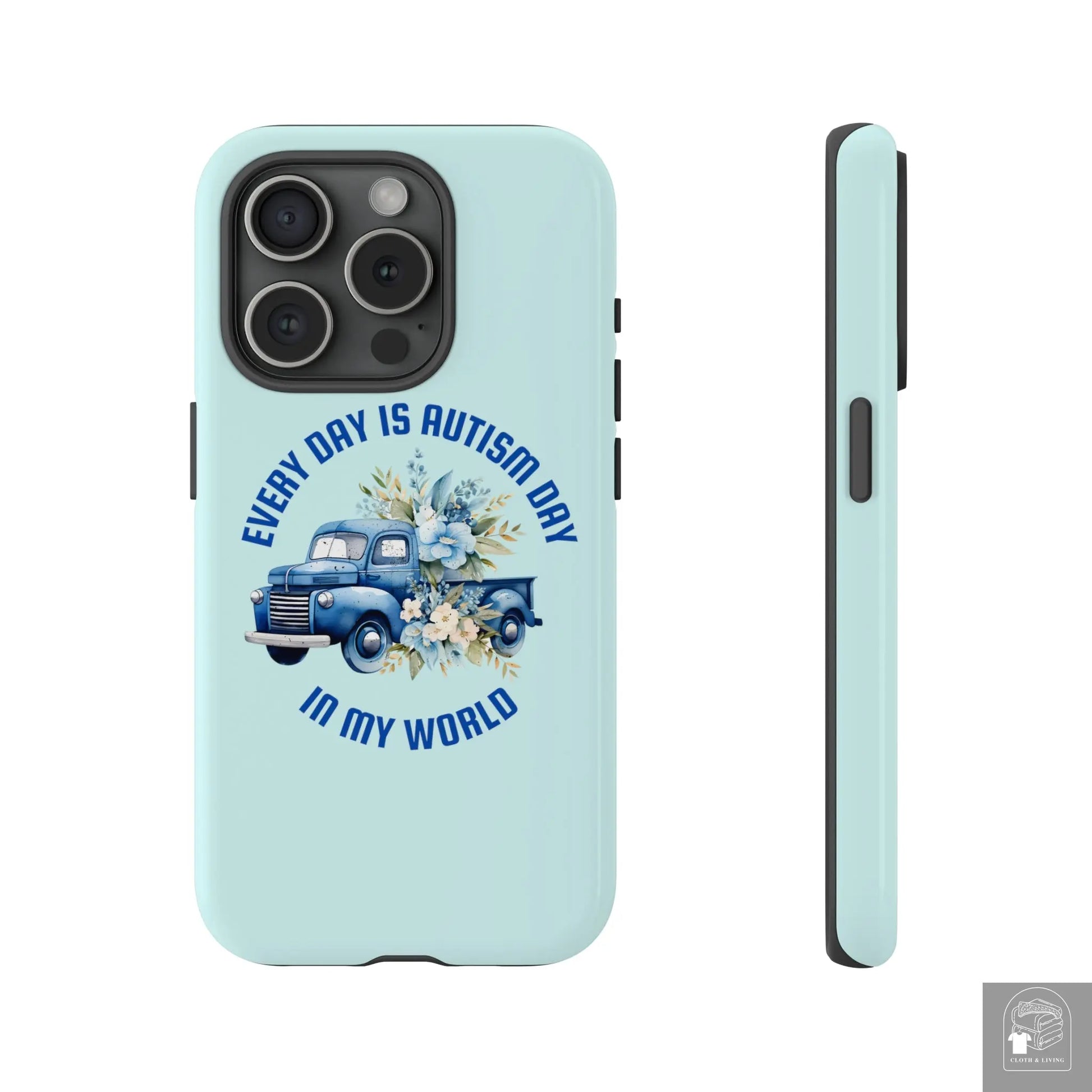 Autism Awareness - Every Day Truck -  Tough iPhone Cases Cases - Cloth & Living