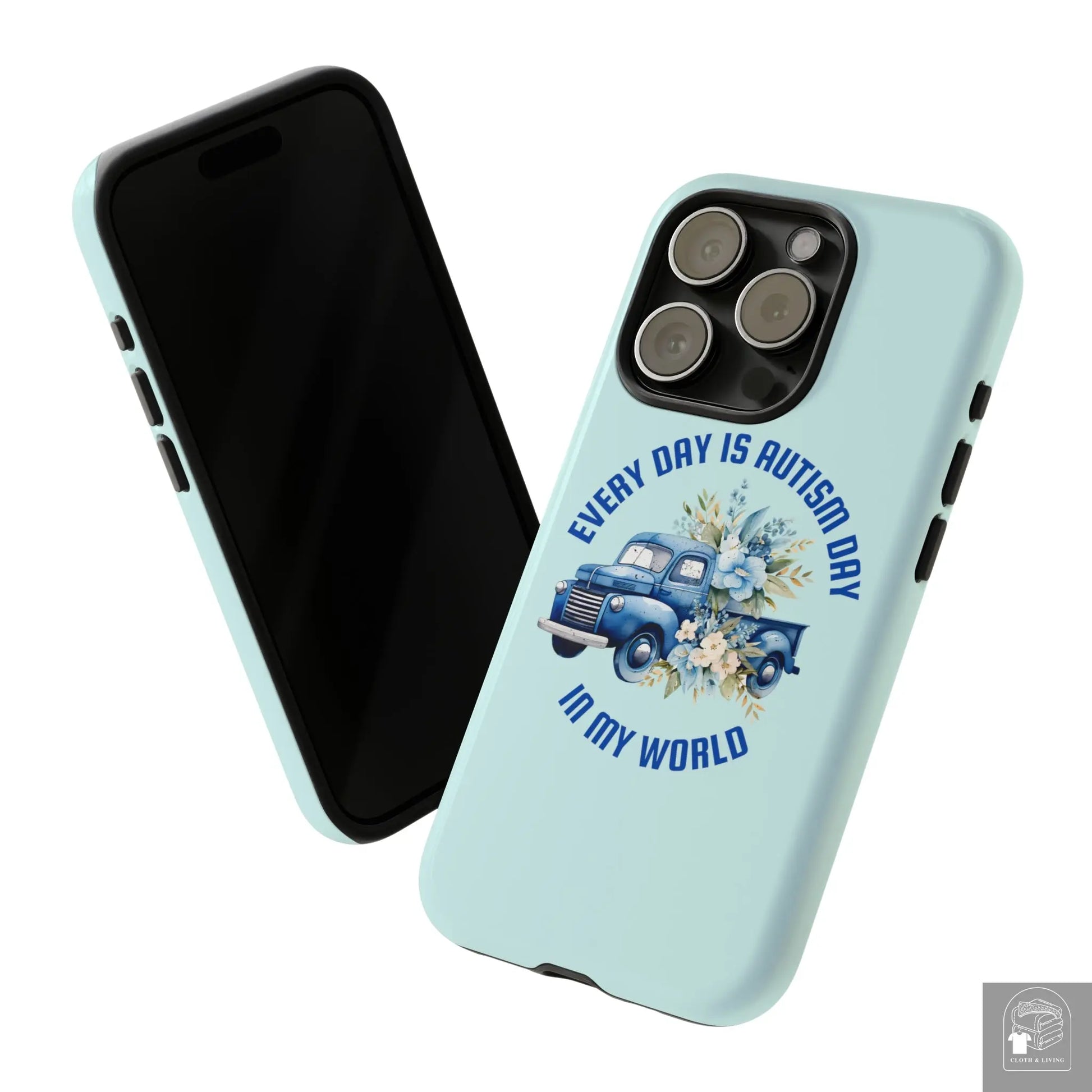 Autism Awareness - Every Day Truck -  Tough iPhone Cases Cases - Cloth & Living