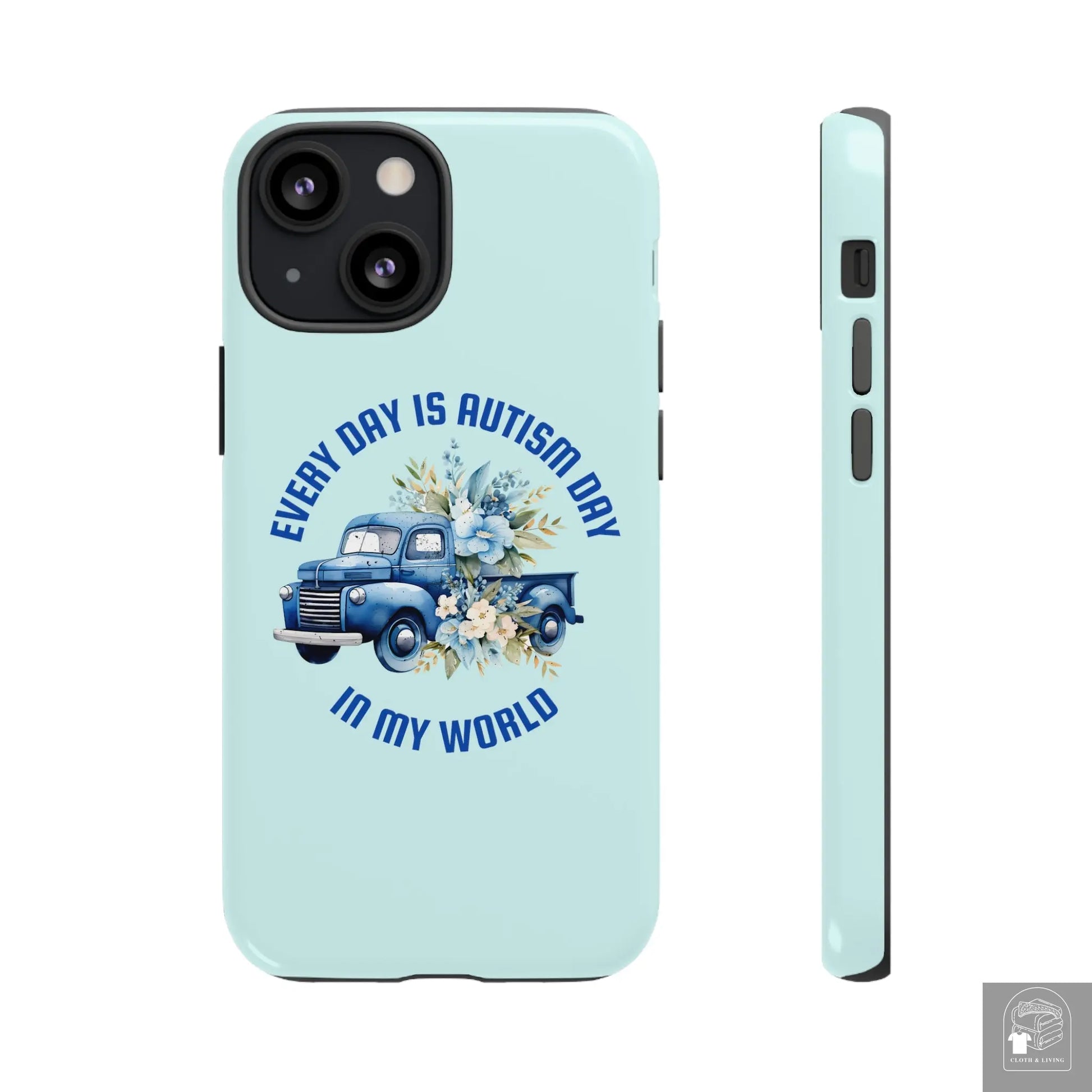 Autism Awareness - Every Day Truck -  Tough iPhone Cases Cases - Cloth & Living