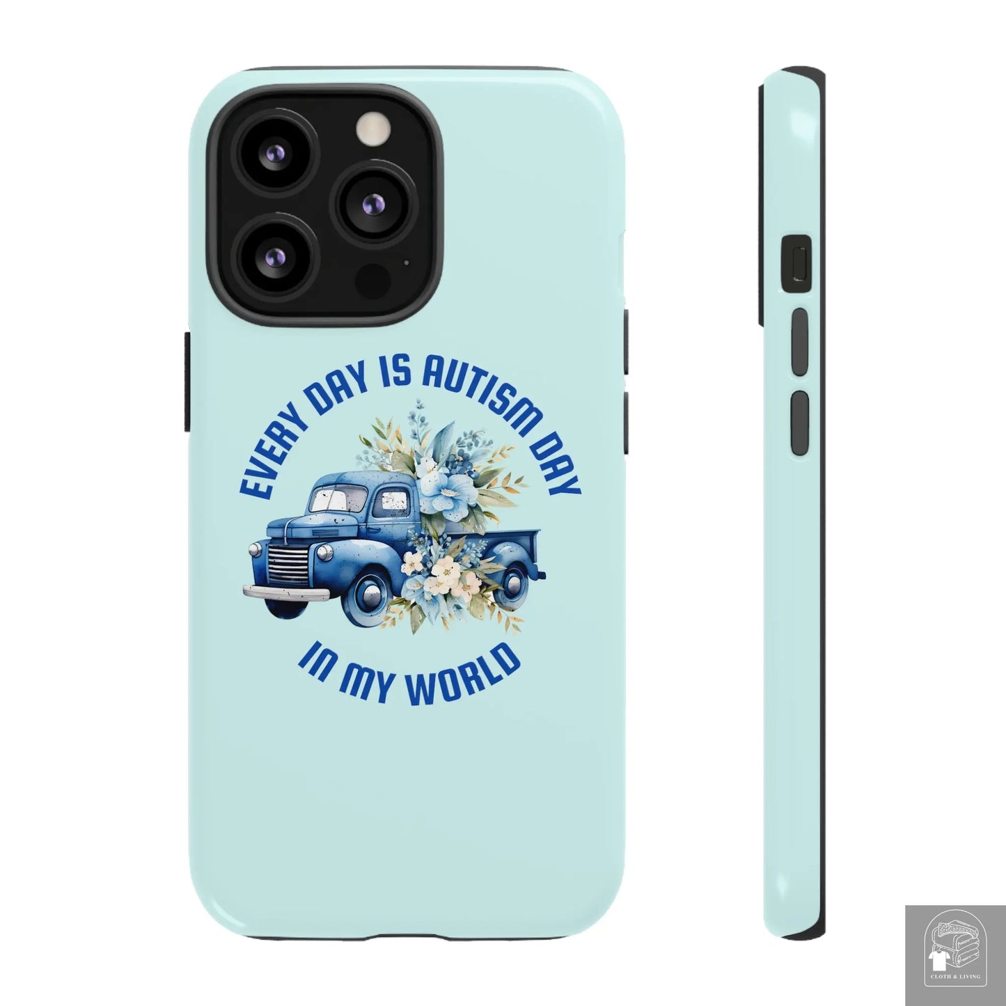 Autism Awareness - Every Day Truck -  Tough iPhone Cases Cases - Cloth & Living