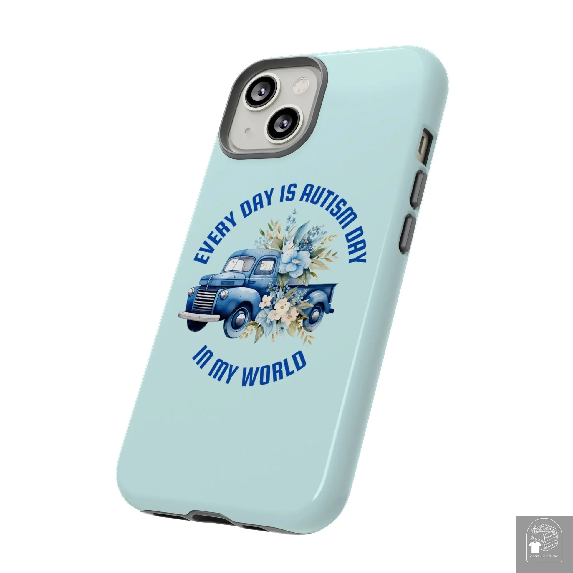 Autism Awareness - Every Day Truck -  Tough iPhone Cases Cases - Cloth & Living