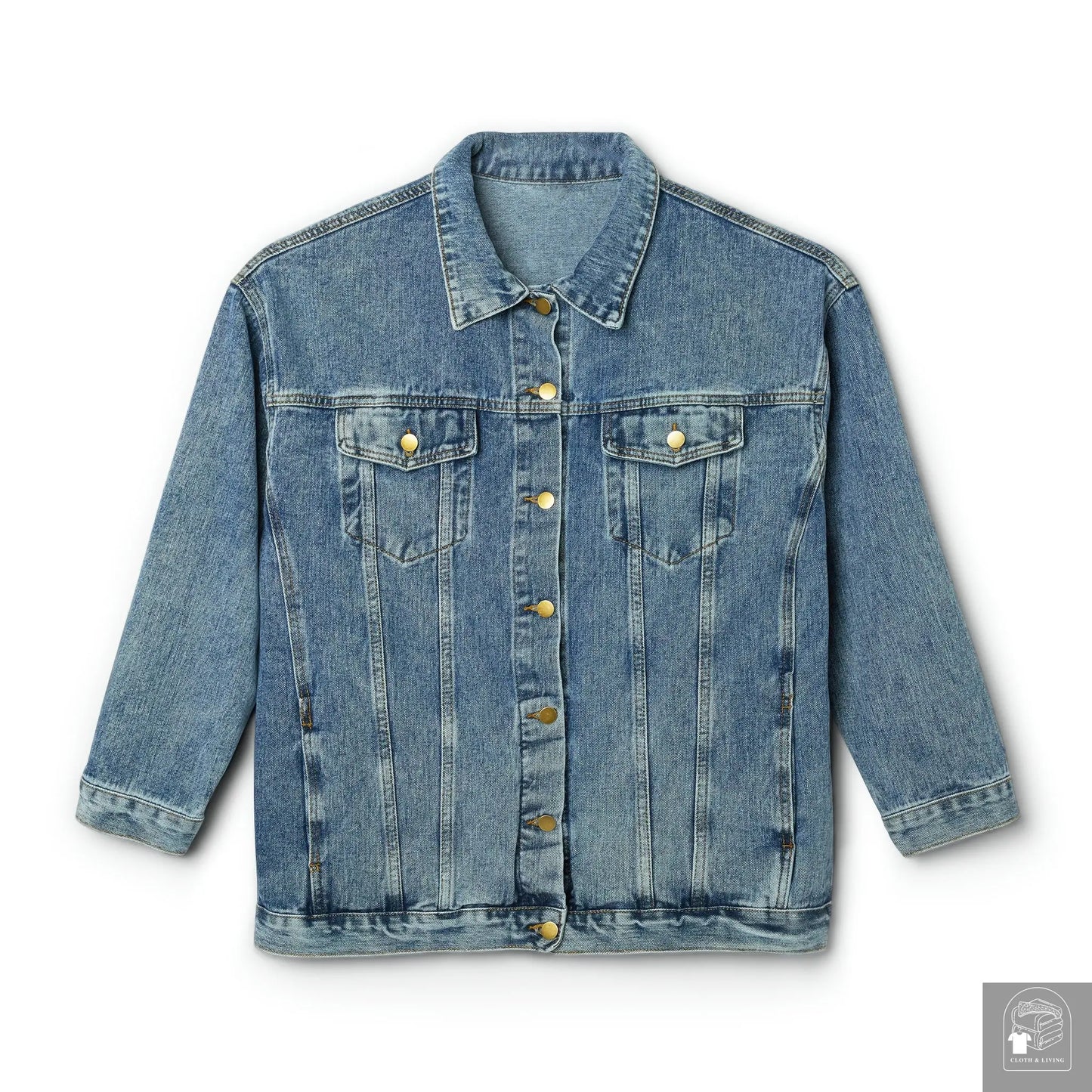 Autism Awareness - Light it up Blue - Women's Denim Jacket  Cloth & Living