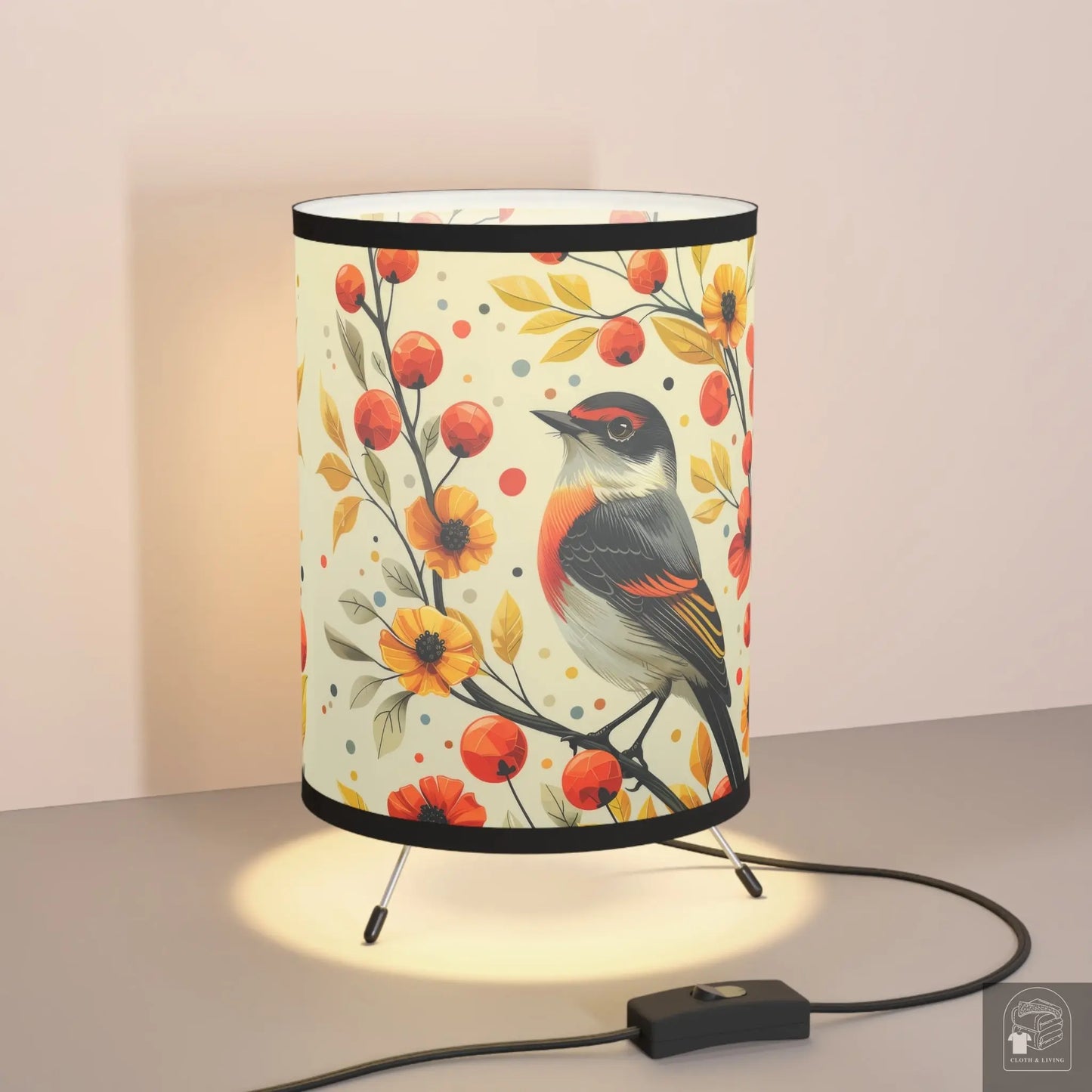 Autumn Serenade - Illuminated Nature Lamp ( US\CA plug) -   Cloth & Living