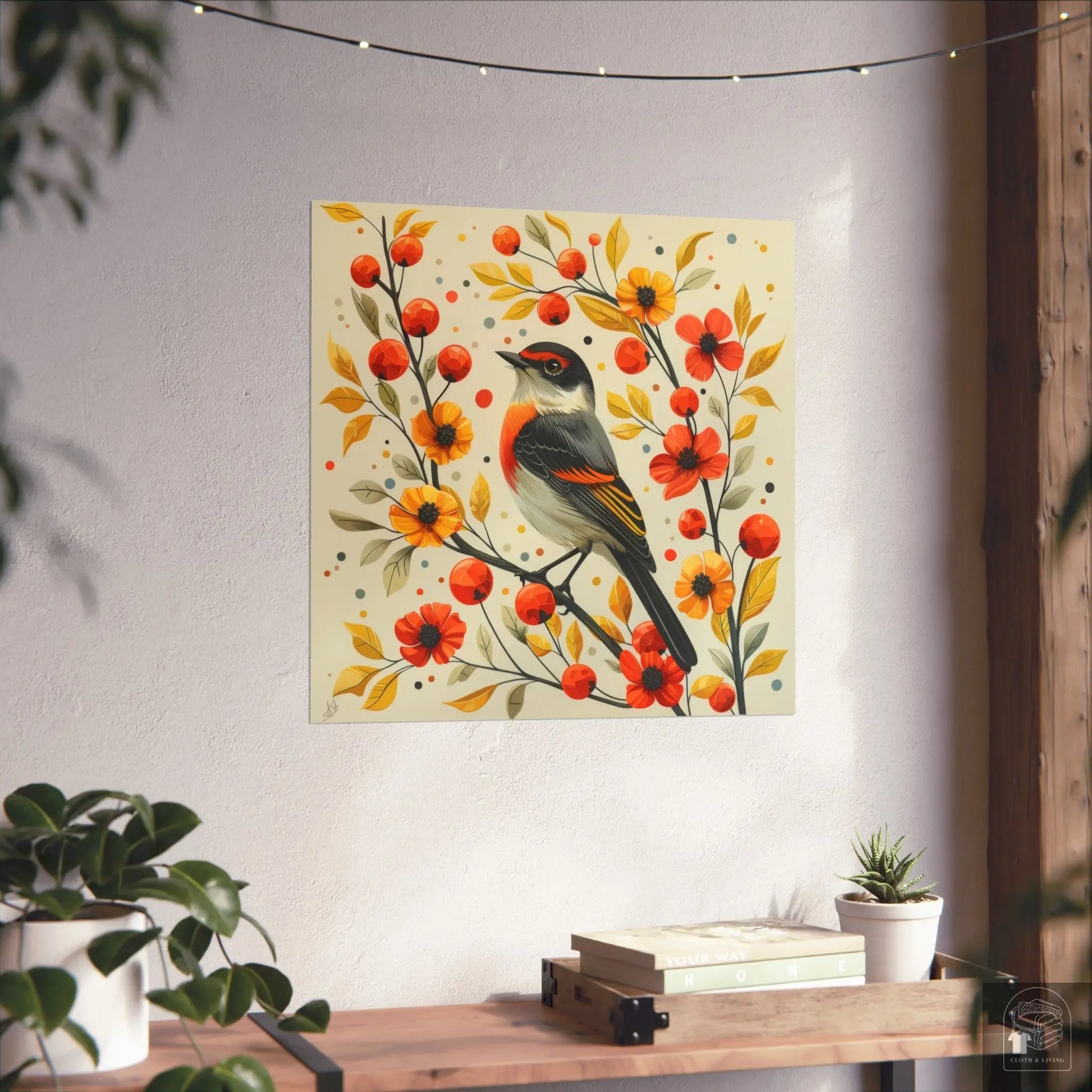 Autumn Serenade - Nature's Symphony Poster (Available in various sizes) -   Cloth & Living