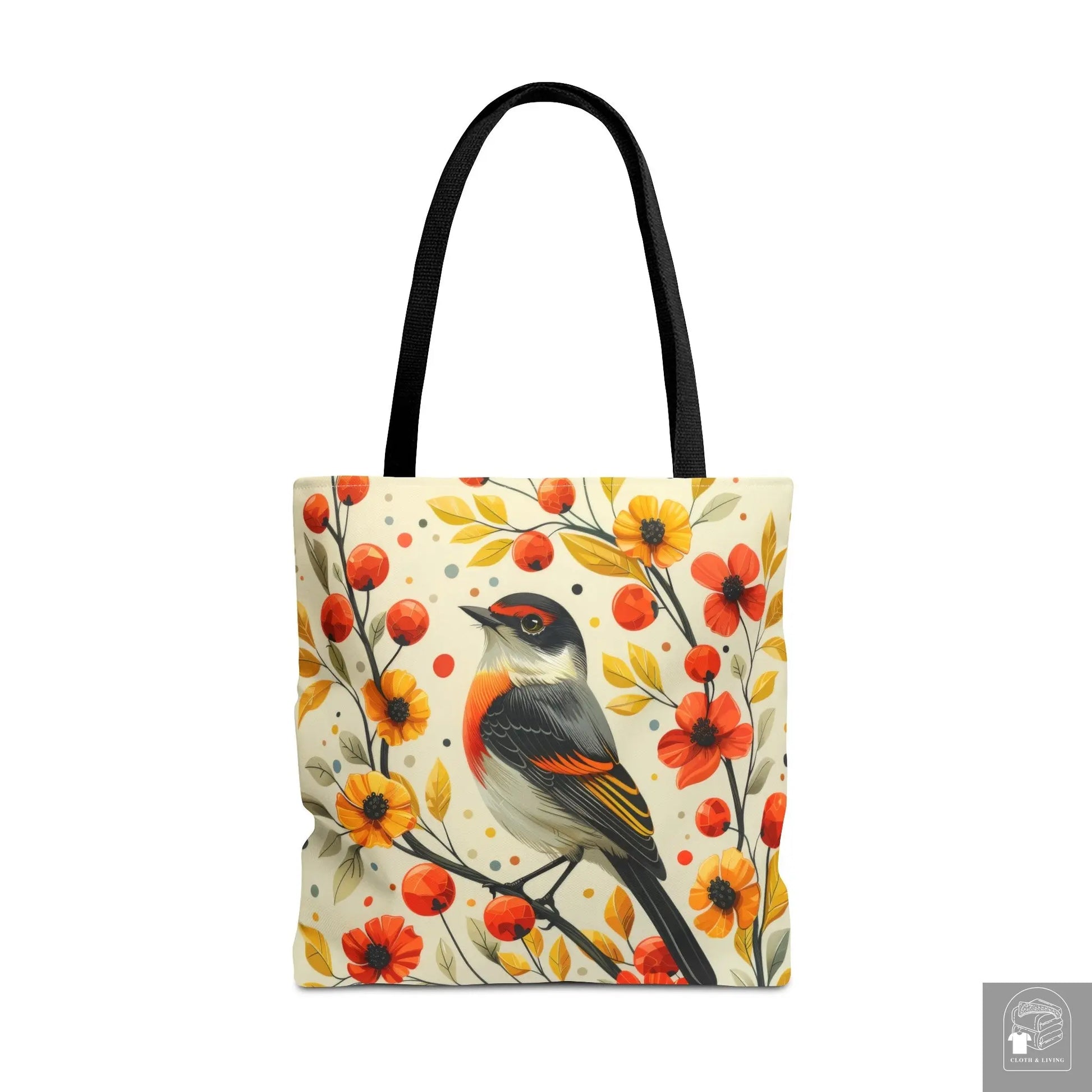 Autumn Serenade - Stylish Nature-Inspired Tote Bag -   Cloth & Living