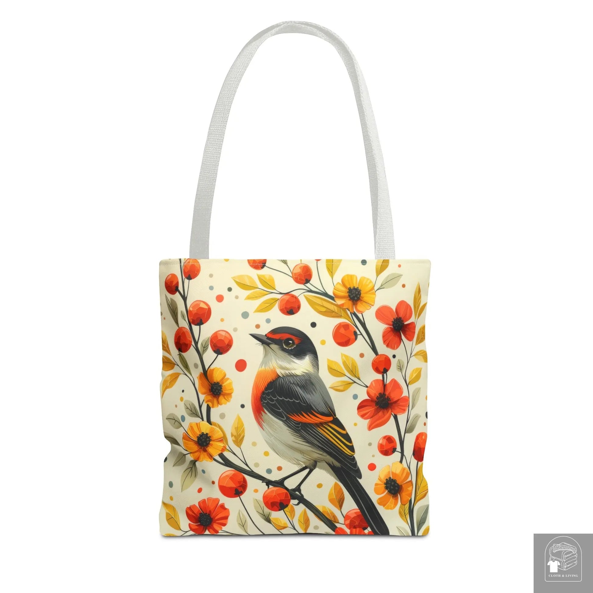 Autumn Serenade - Stylish Nature-Inspired Tote Bag -   Cloth & Living