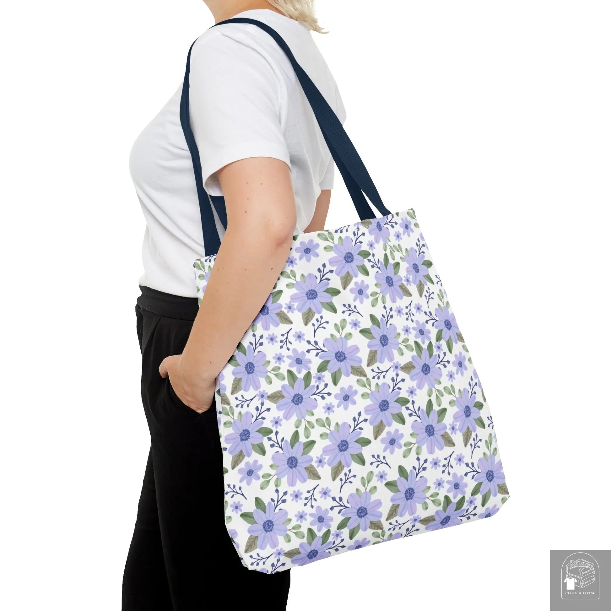 "Blossom Breeze" Tote Bag – Where Elegance Meets Everyday  Cloth & Living