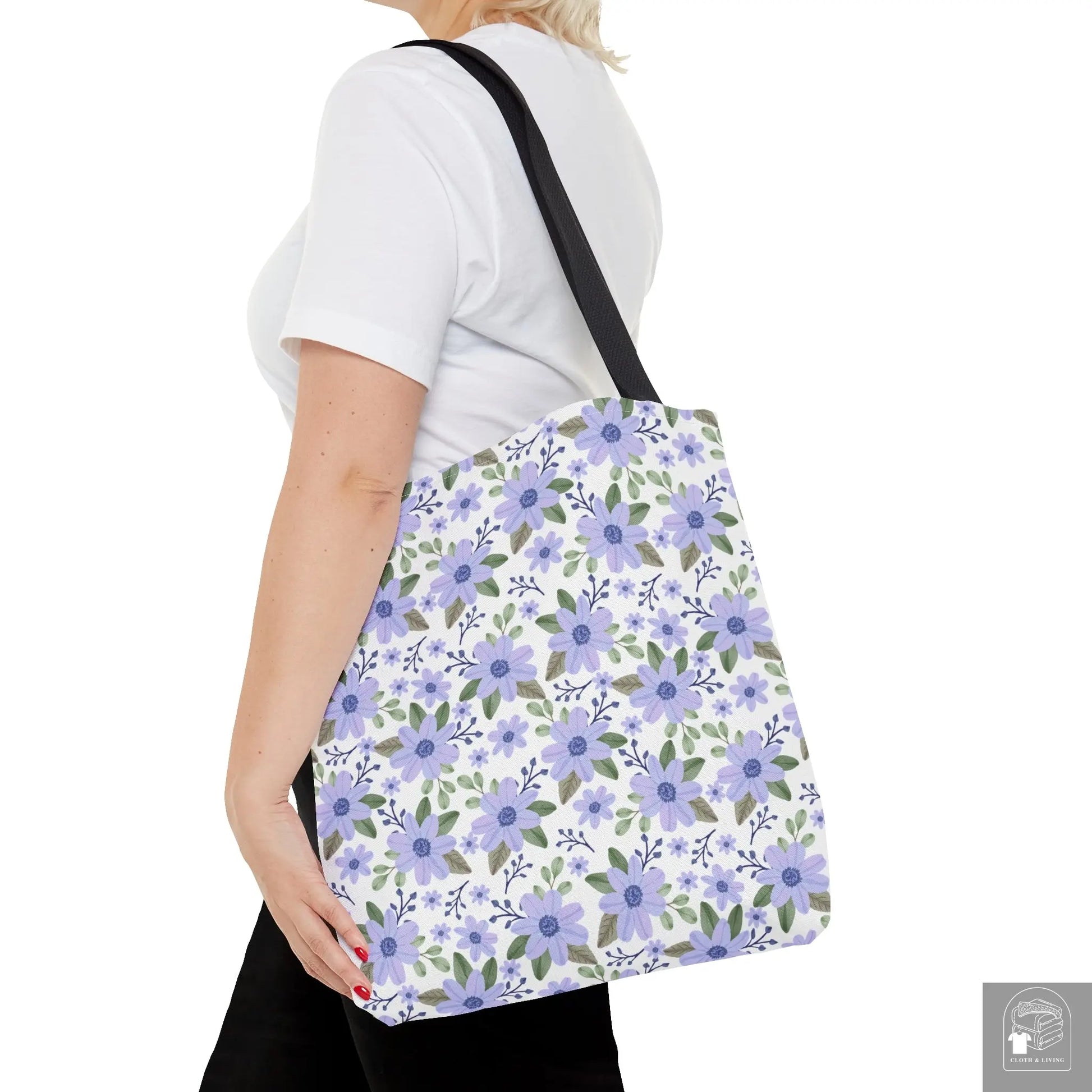 "Blossom Breeze" Tote Bag – Where Elegance Meets Everyday  Cloth & Living