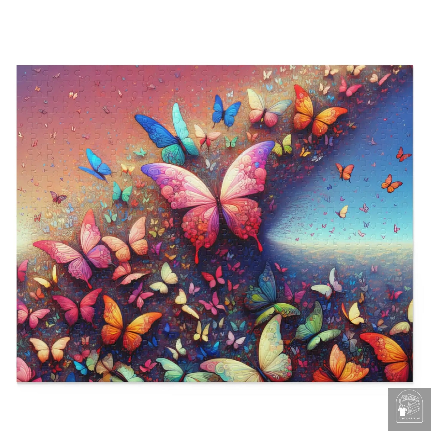 Butterflies Puzzle (252, 500-Piece)  Cloth & Living