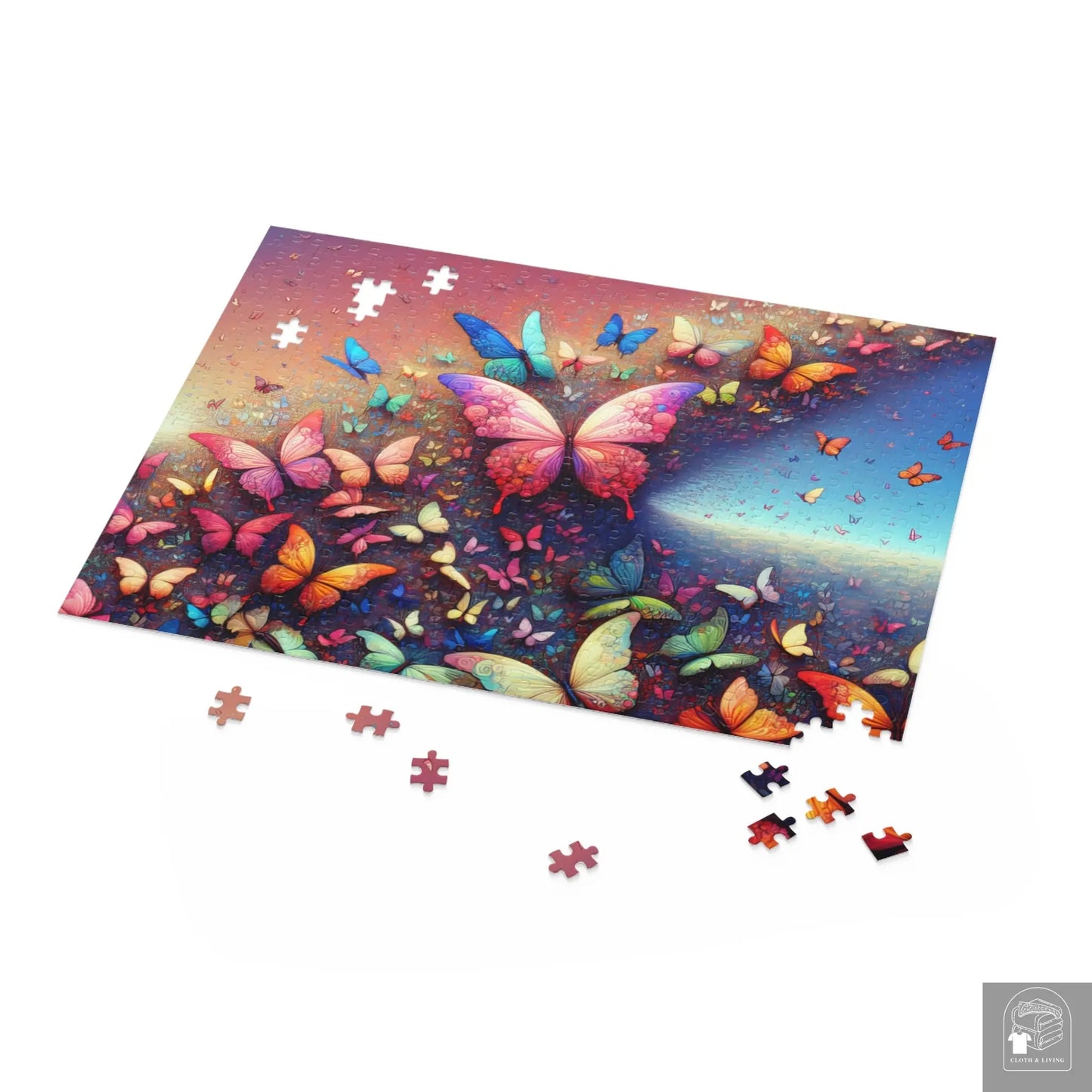 Butterflies Puzzle (252, 500-Piece)  Cloth & Living