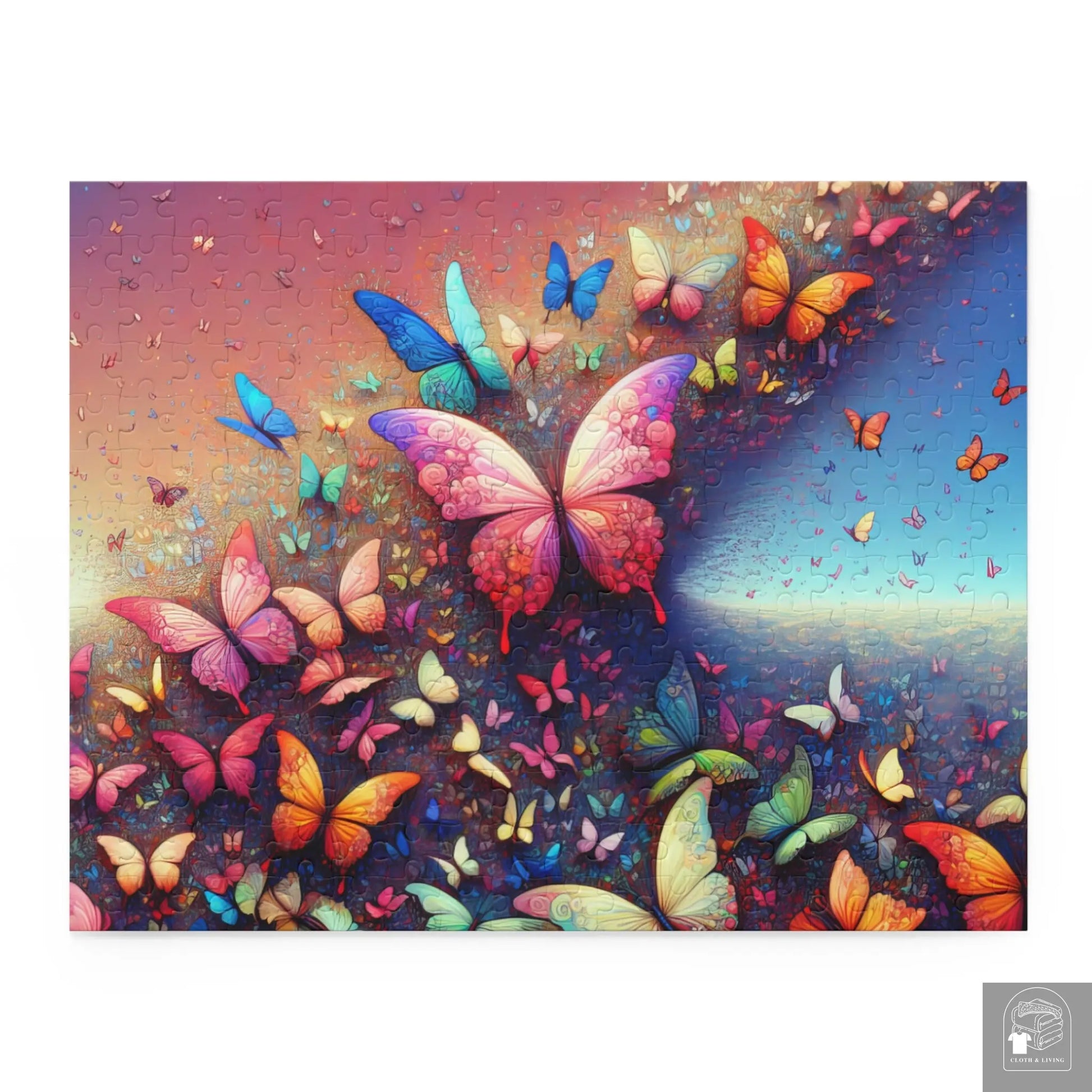 Butterflies Puzzle (252, 500-Piece)  Cloth & Living