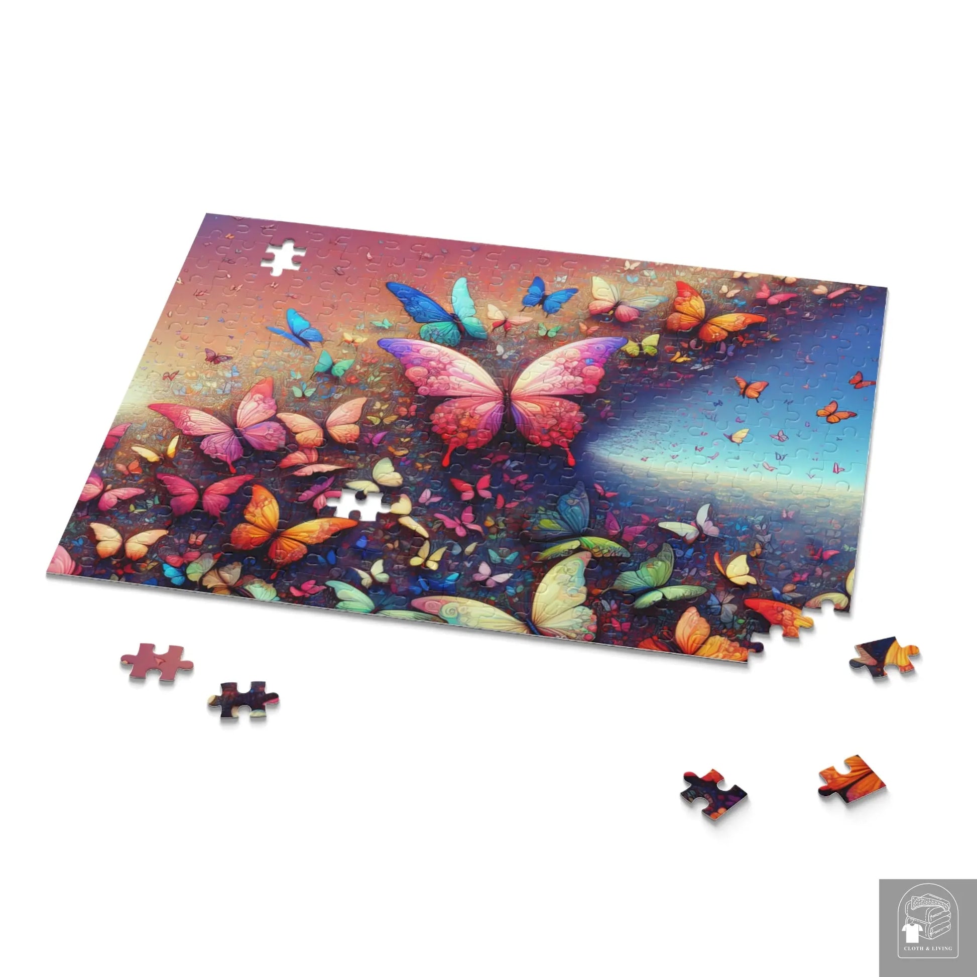 Butterflies Puzzle (252, 500-Piece)  Cloth & Living