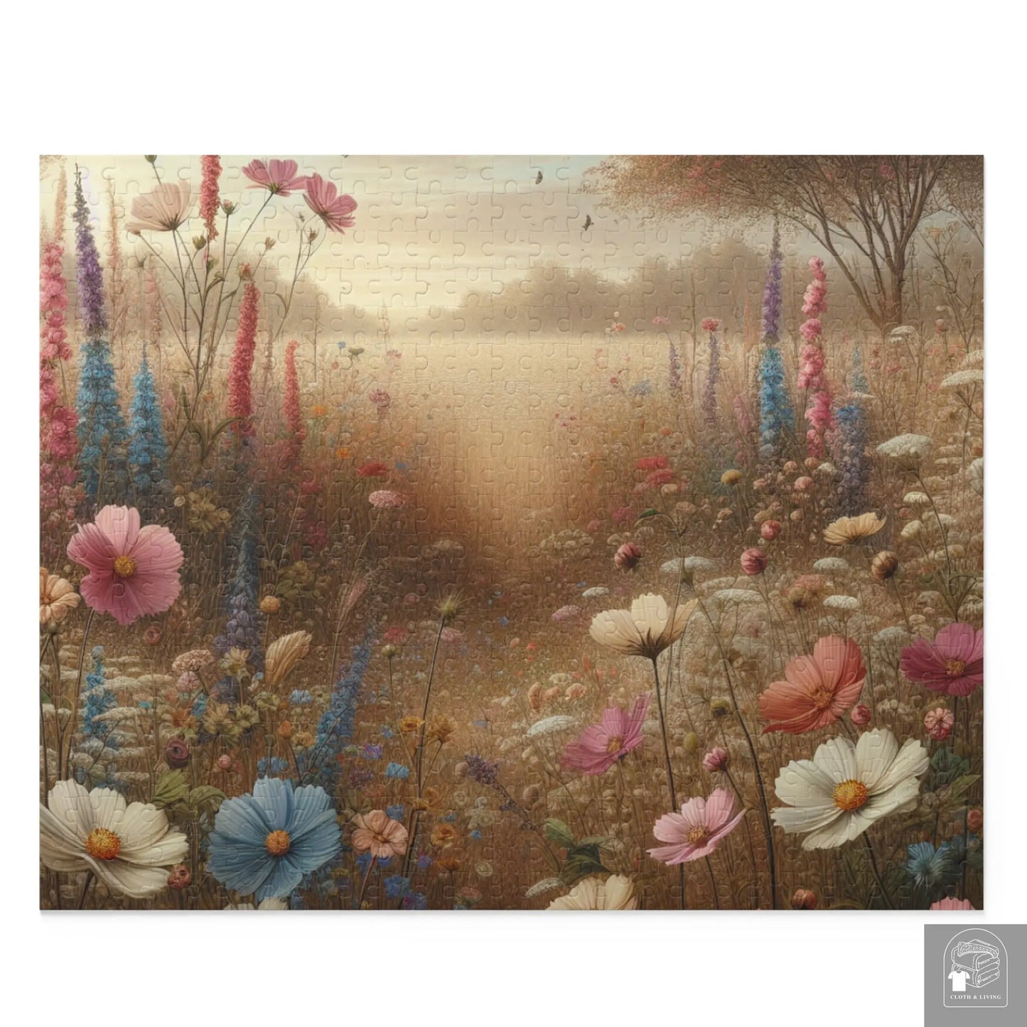 Field of Wildflowers Puzzle (252, 500-Piece)  Cloth & Living