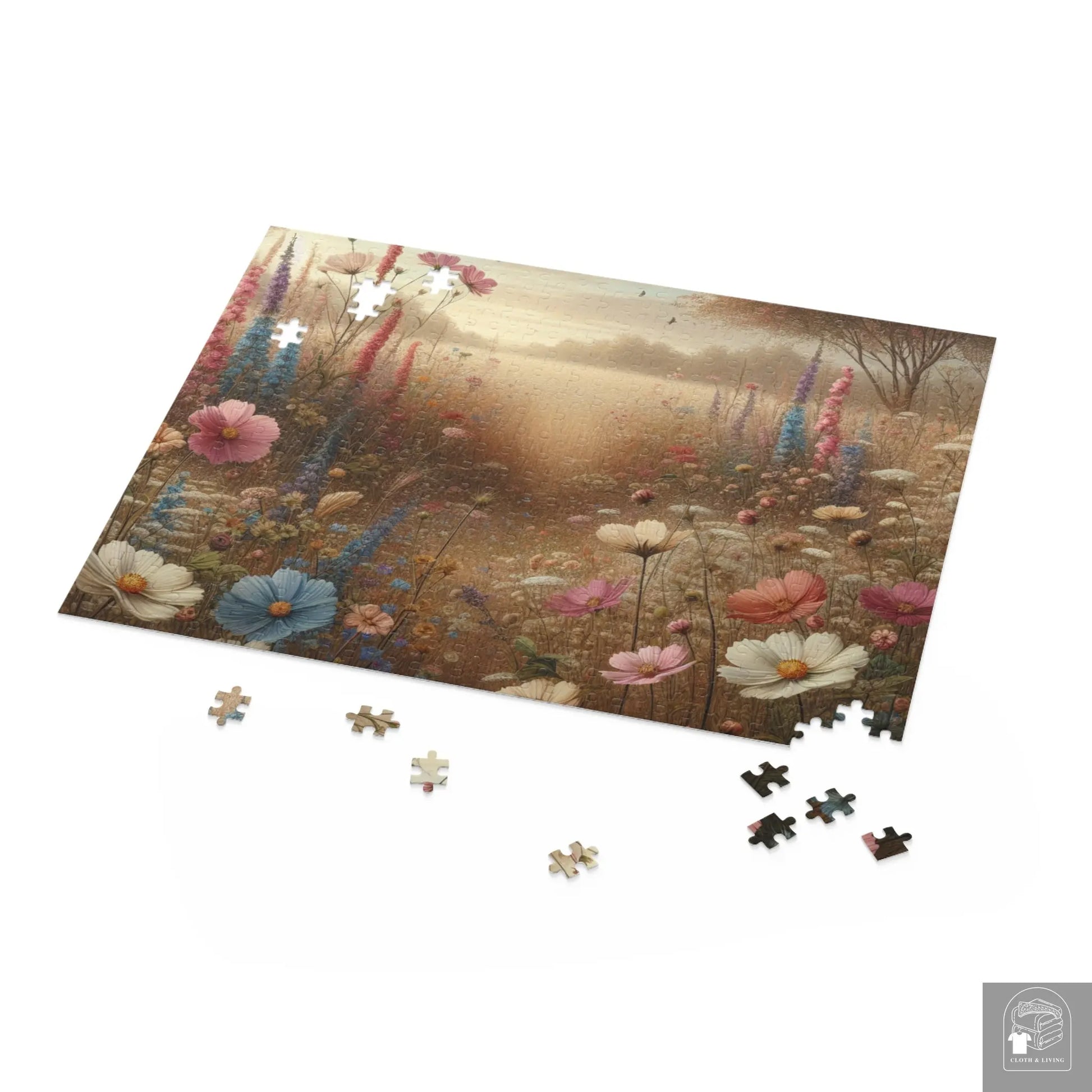 Field of Wildflowers Puzzle (252, 500-Piece)  Cloth & Living