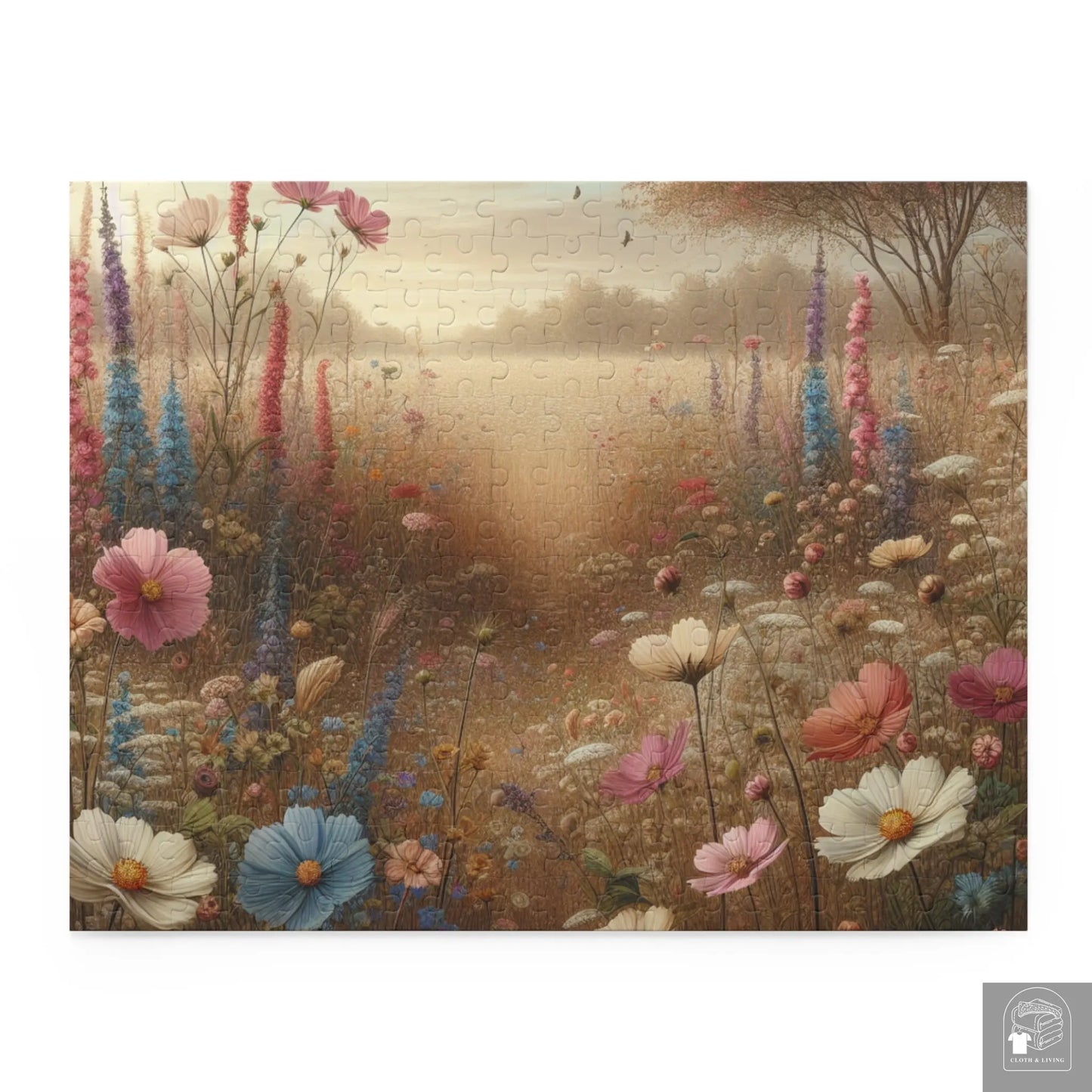 Field of Wildflowers Puzzle (252, 500-Piece)  Cloth & Living