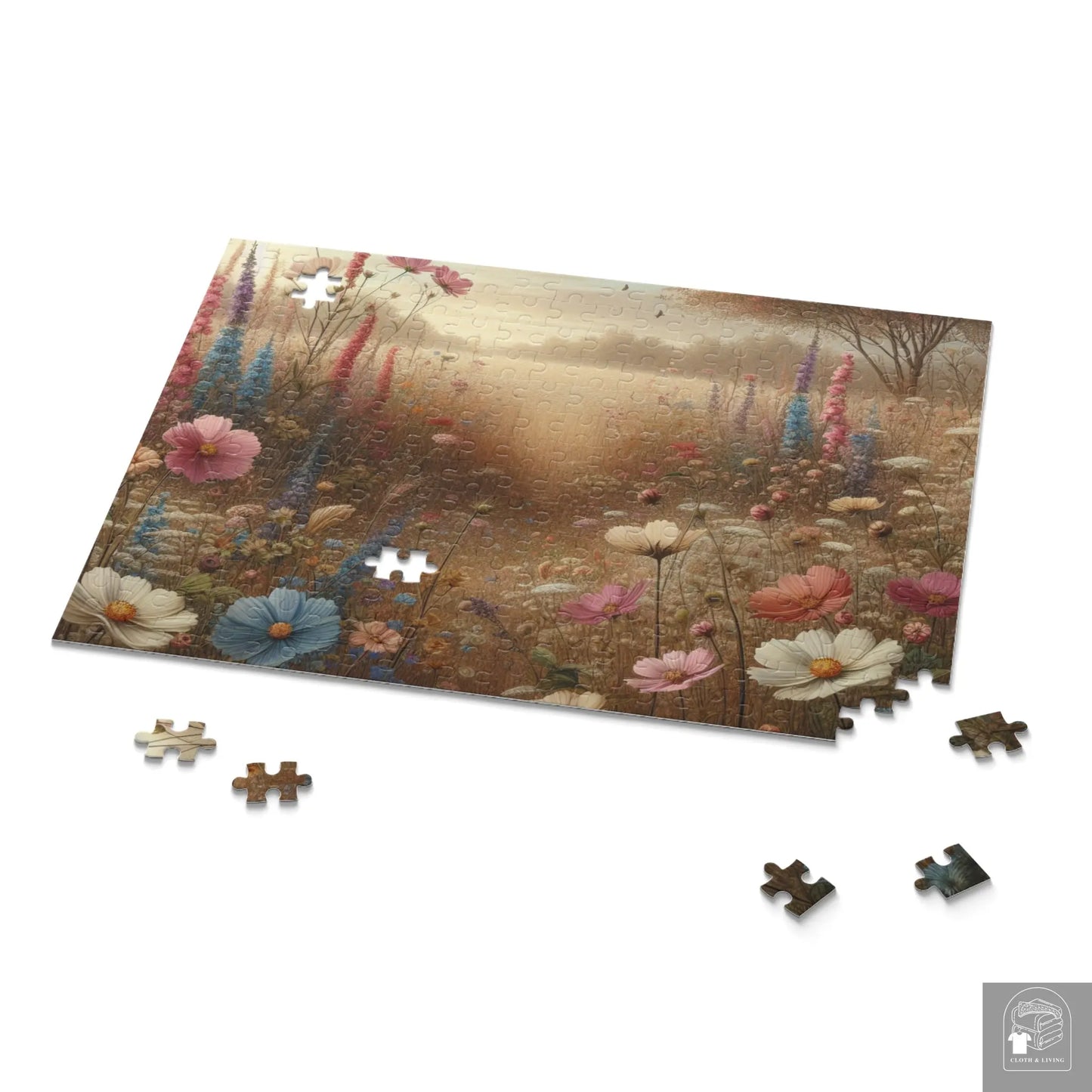 Field of Wildflowers Puzzle (252, 500-Piece)  Cloth & Living