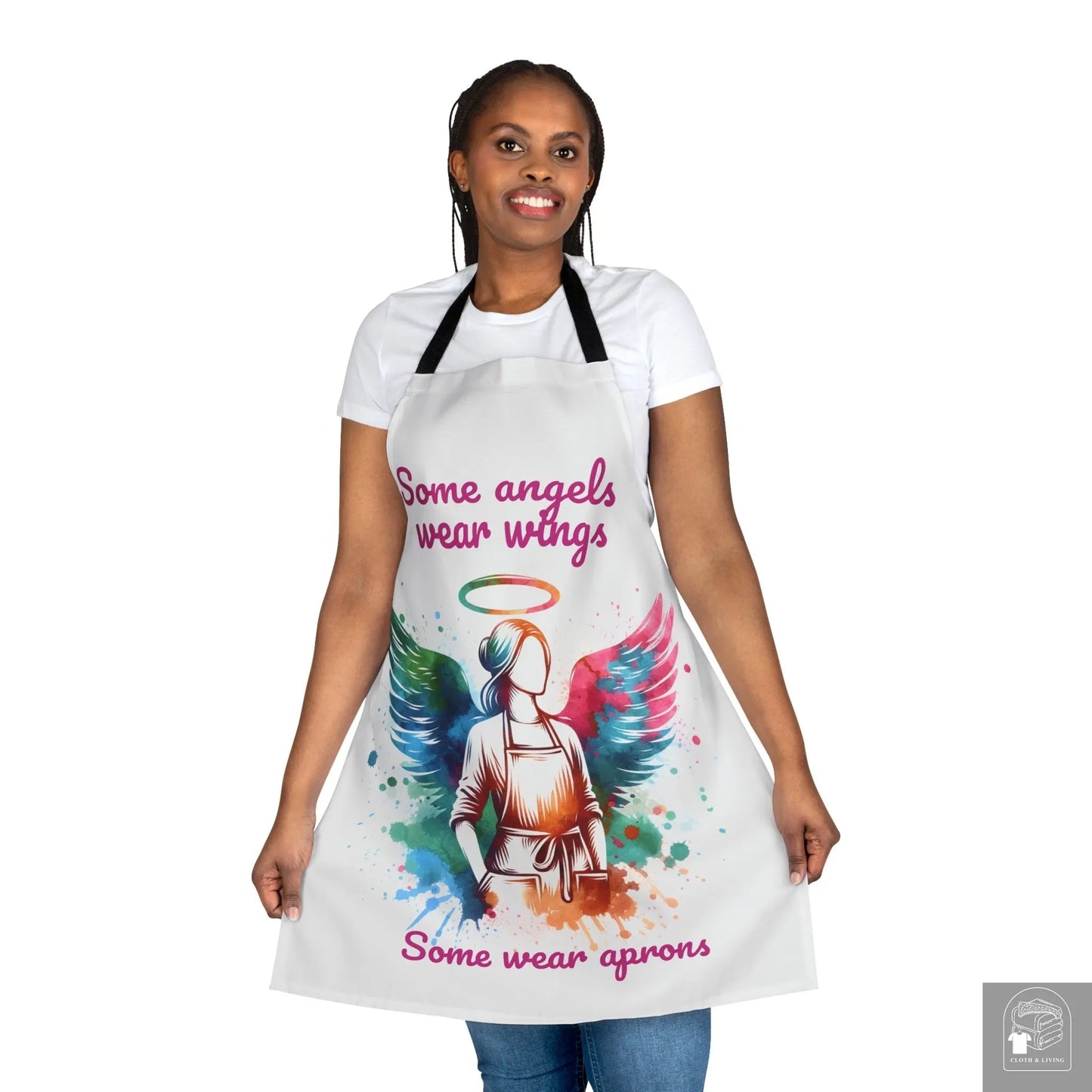 Heaven’s Helpers Apron: Not All Angels Have Wings -   Cloth & Living