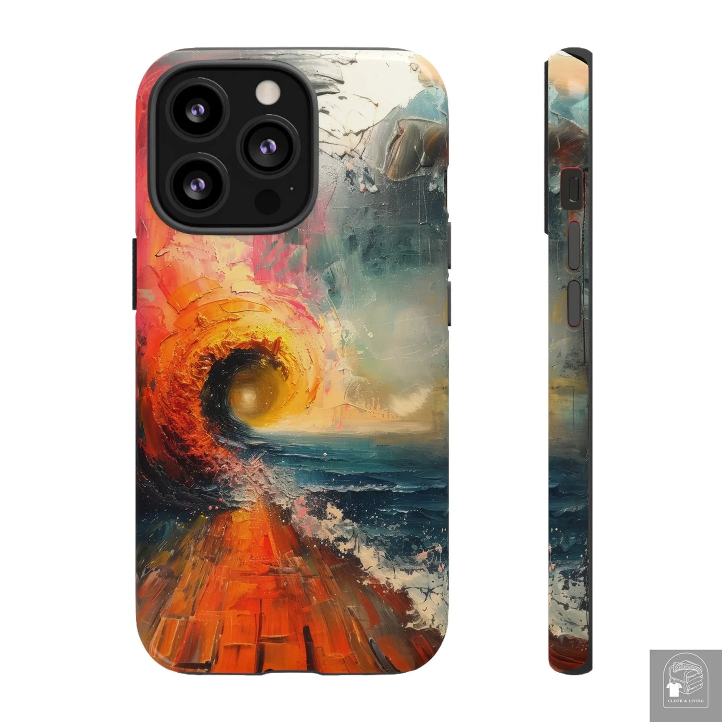 Horizon of Dreams - Abstract Visionary Phone Case -   Cloth & Living