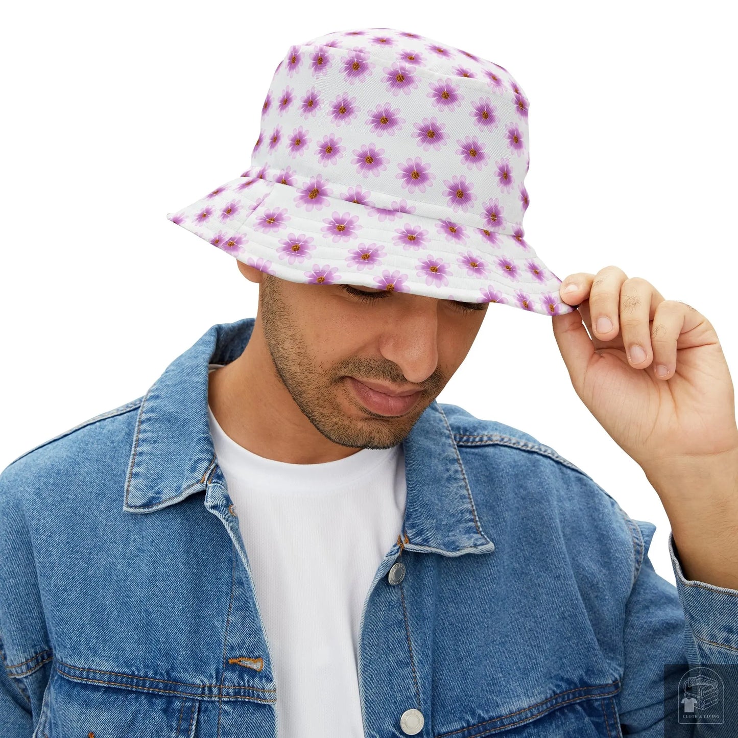 Lavender Field Bucket Hat  Cloth & Living