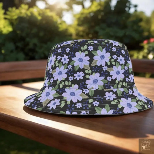 Midnight Bloom Bucket Hat  Cloth & Living