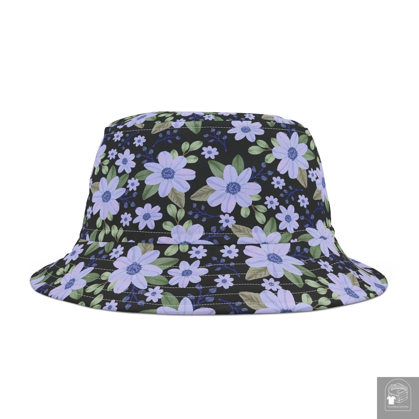 Midnight Bloom Bucket Hat  Cloth & Living