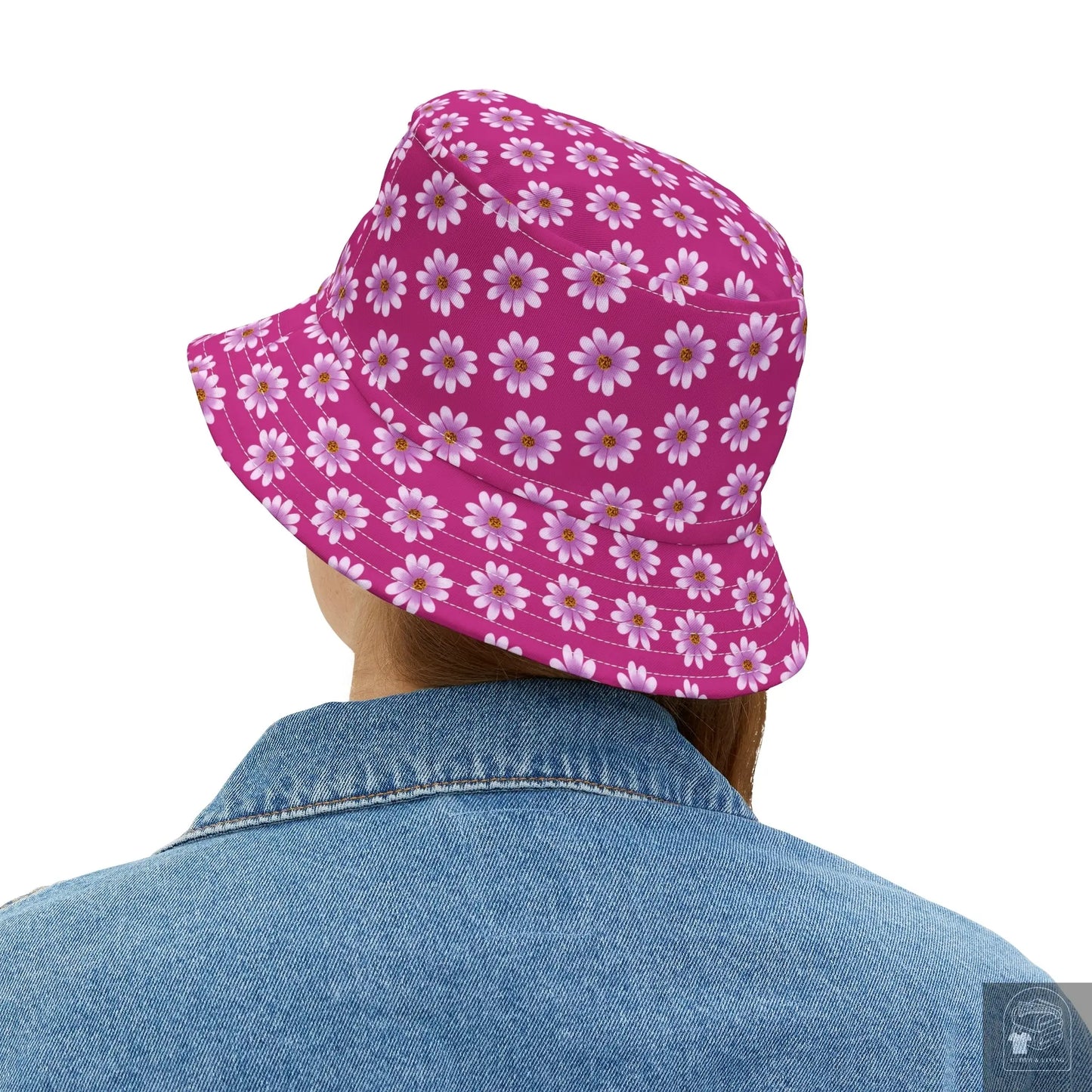 Pink Daisy Delight Bucket Hat  Cloth & Living
