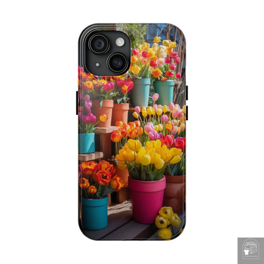 Spring Time Flowers Tough Phone Cases  Cloth & Living