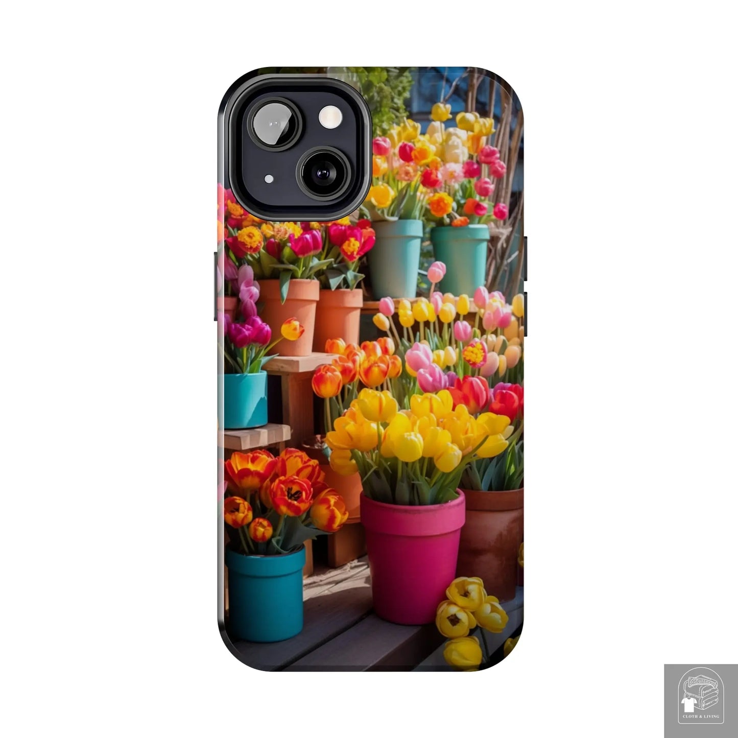 Spring Time Flowers Tough Phone Cases  Cloth & Living