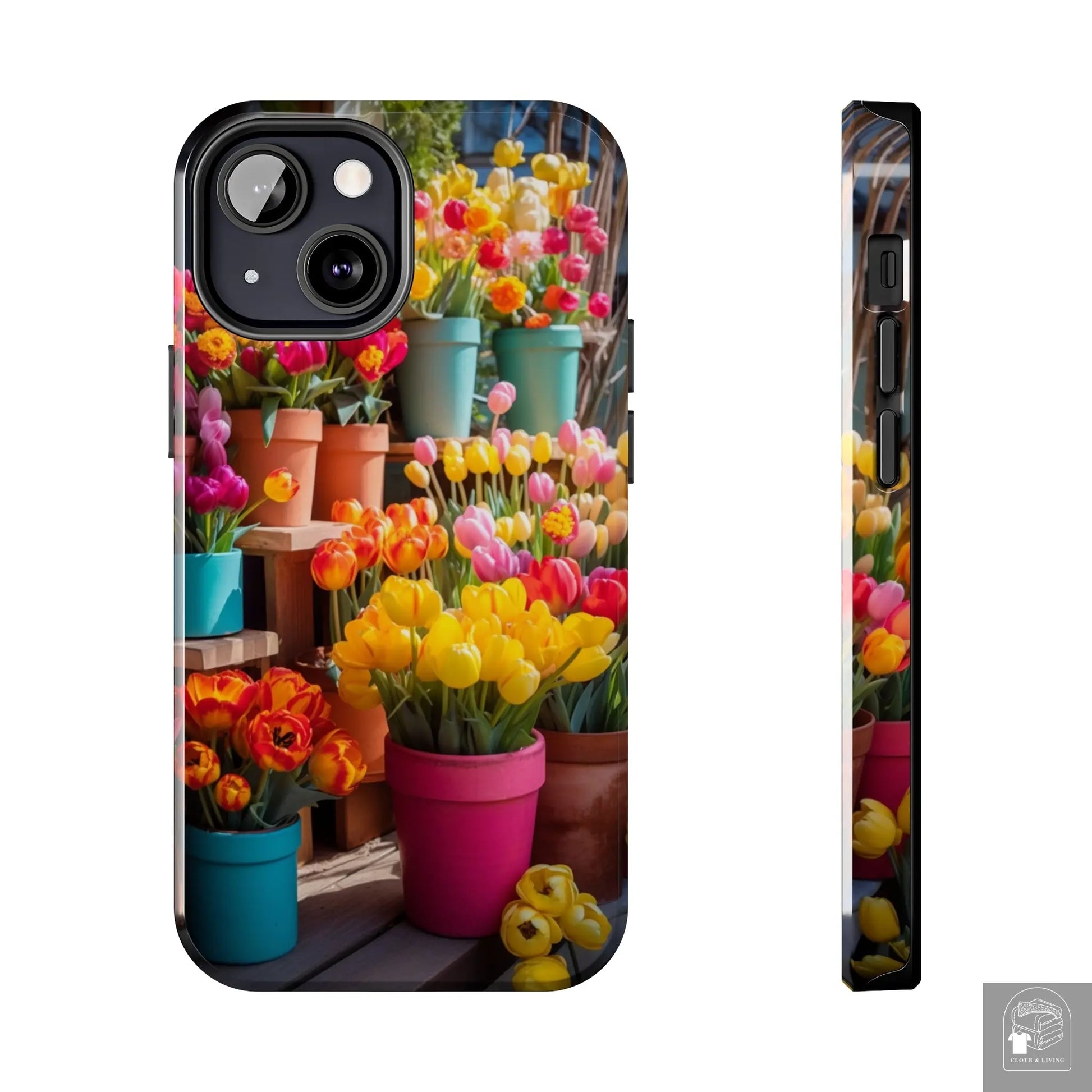 Spring Time Flowers Tough Phone Cases  Cloth & Living