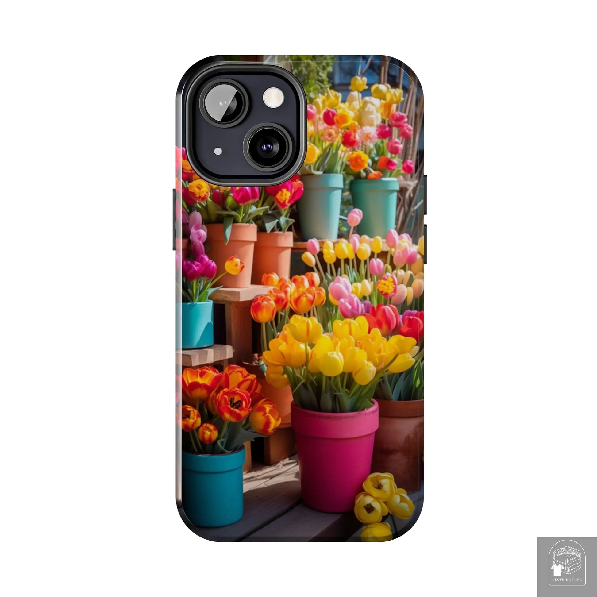 Spring Time Flowers Tough Phone Cases  Cloth & Living