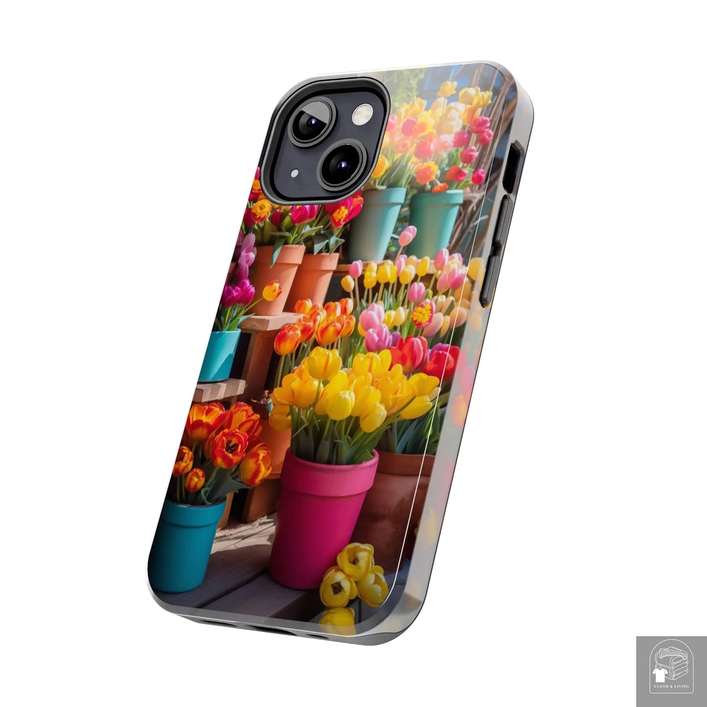 Spring Time Flowers Tough Phone Cases  Cloth & Living