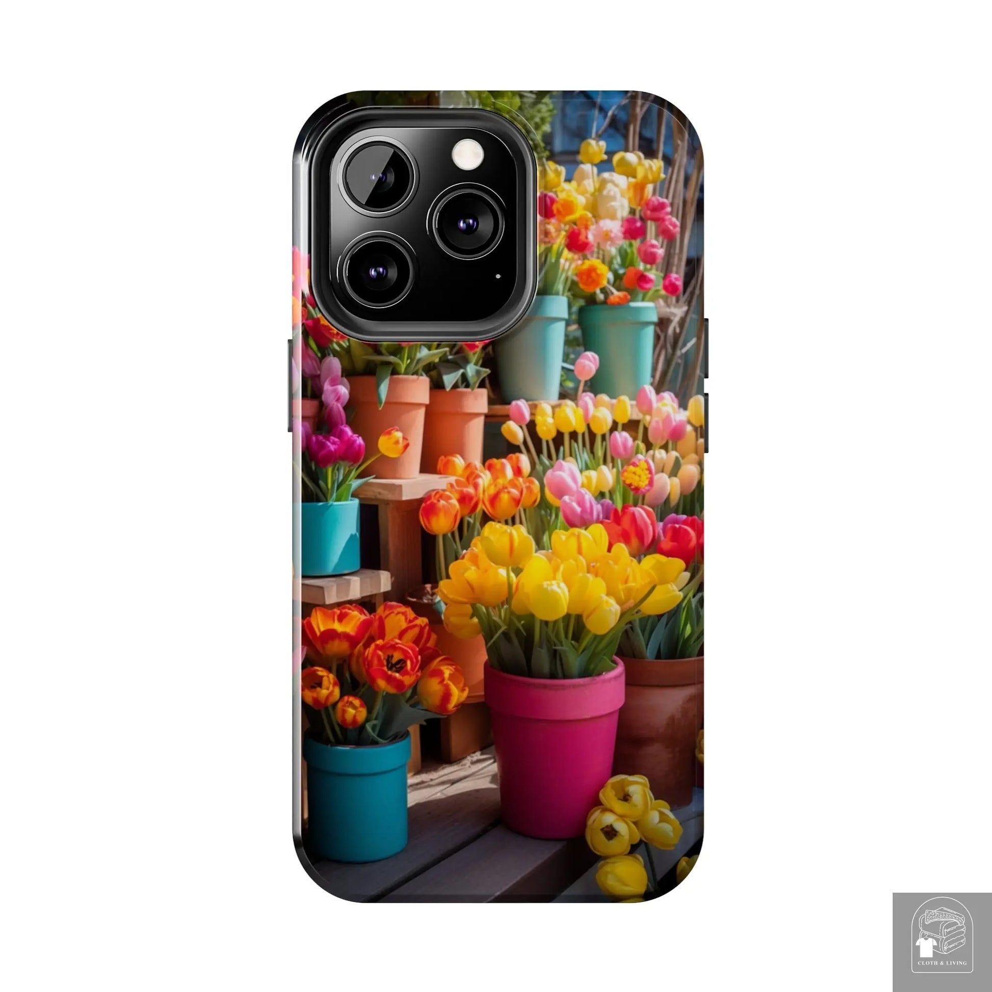 Spring Time Flowers Tough Phone Cases  Cloth & Living