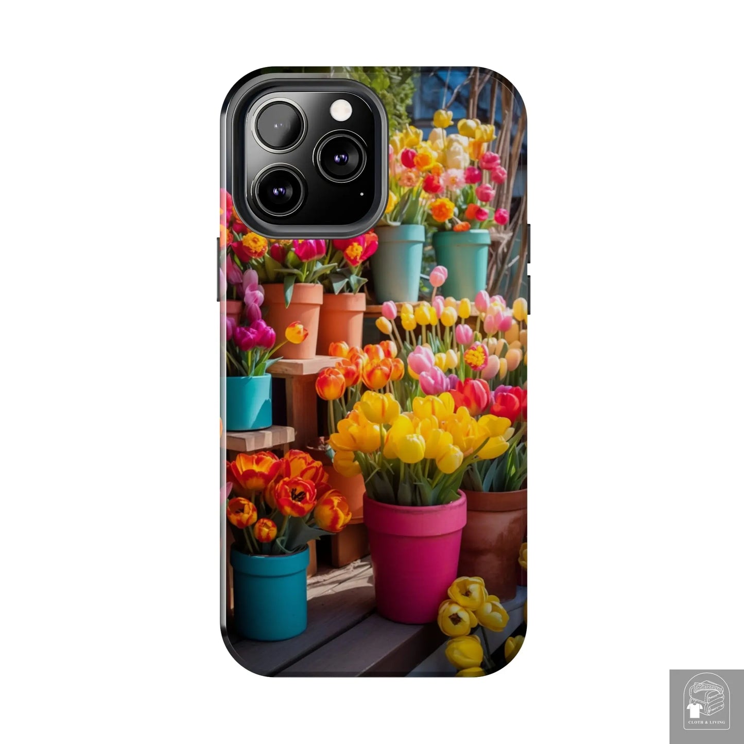 Spring Time Flowers Tough Phone Cases  Cloth & Living