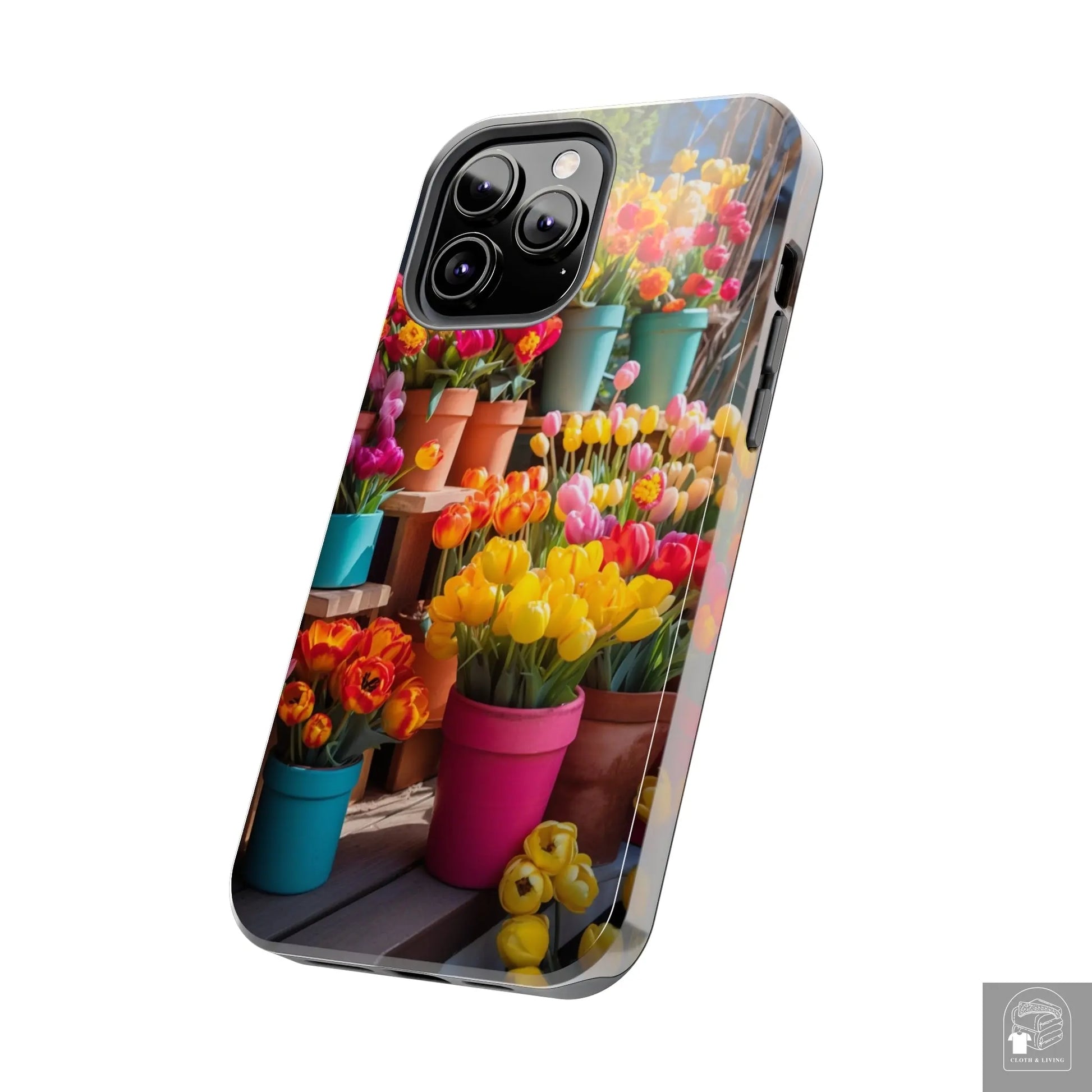 Spring Time Flowers Tough Phone Cases  Cloth & Living