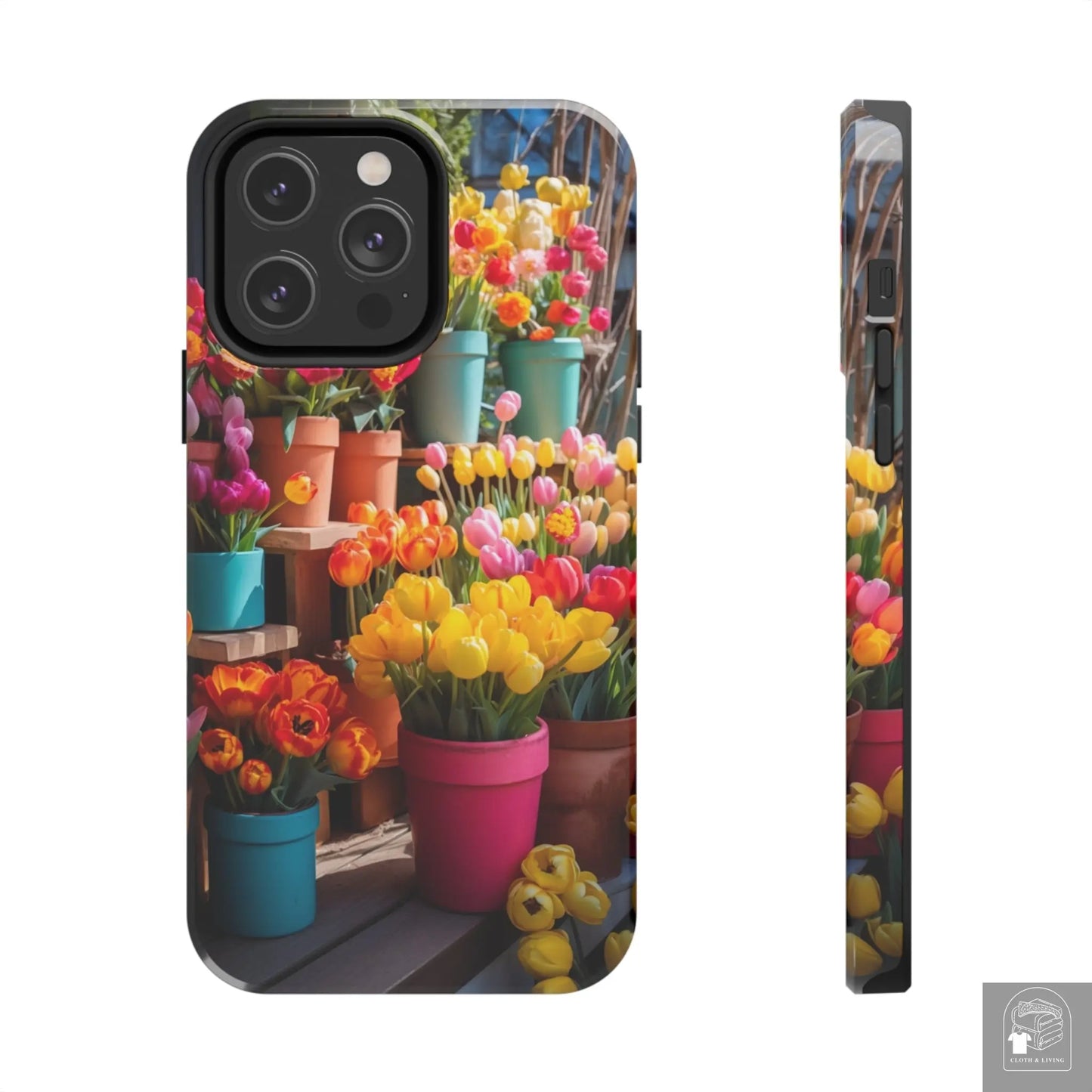 Spring Time Flowers Tough Phone Cases  Cloth & Living