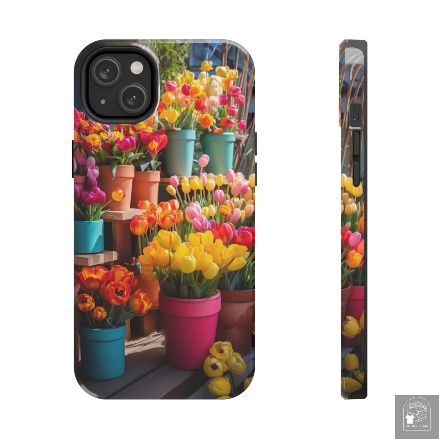 Spring Time Flowers Tough Phone Cases  Cloth & Living