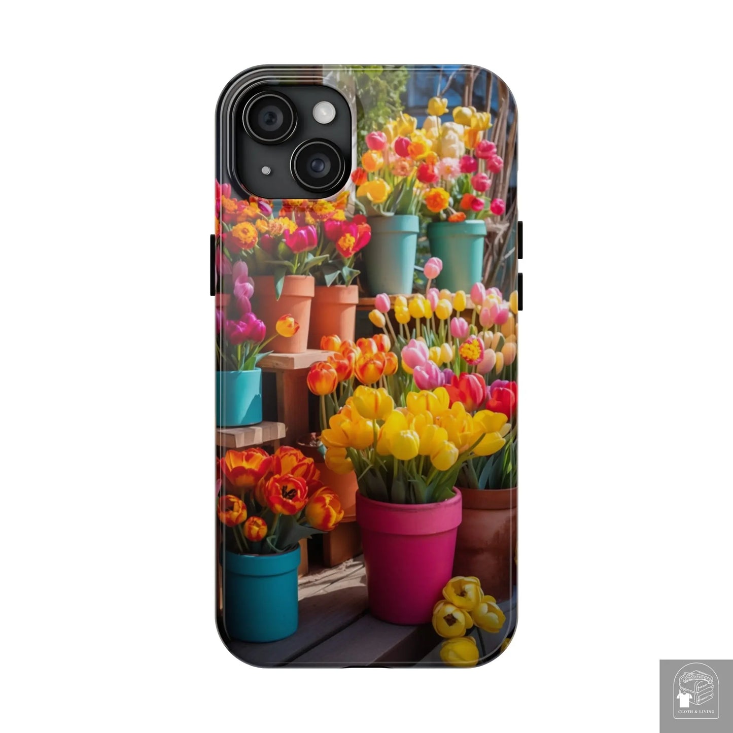 Spring Time Flowers Tough Phone Cases  Cloth & Living