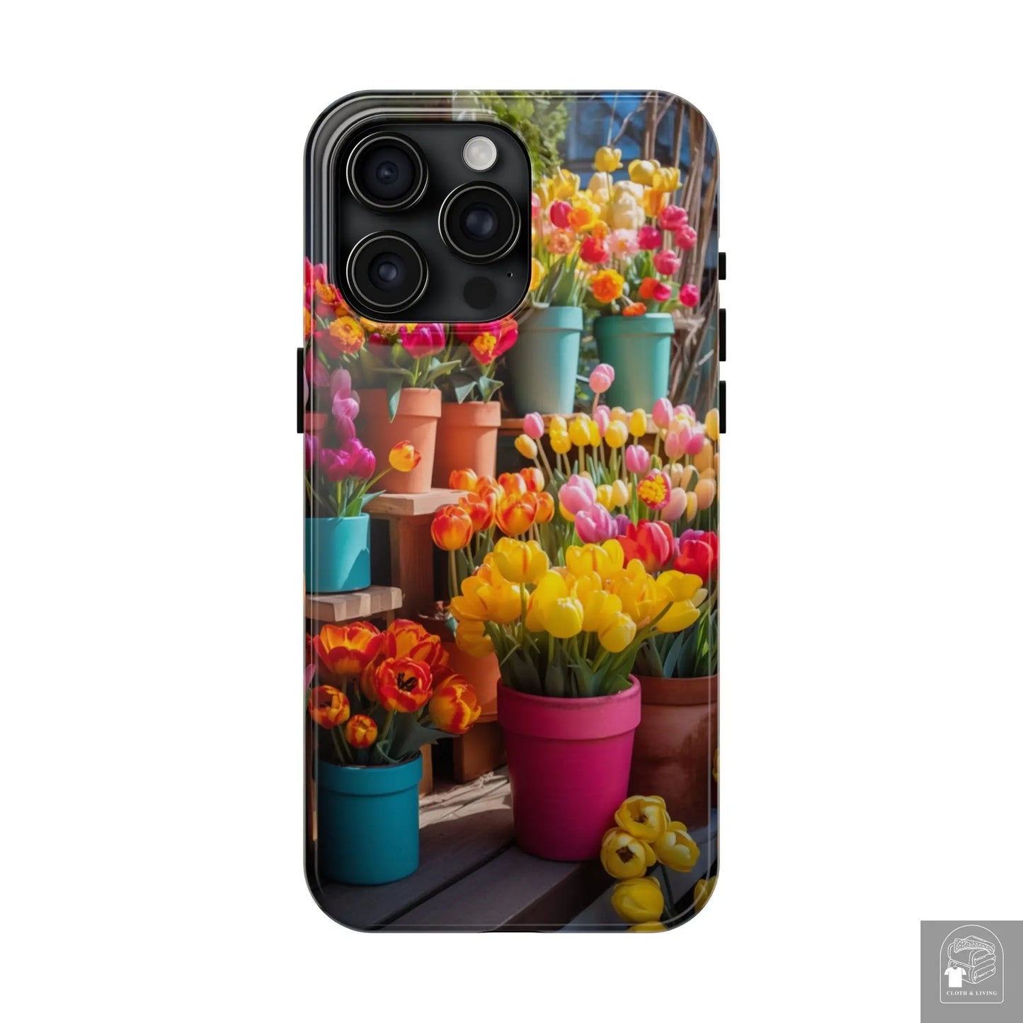 Spring Time Flowers Tough Phone Cases  Cloth & Living