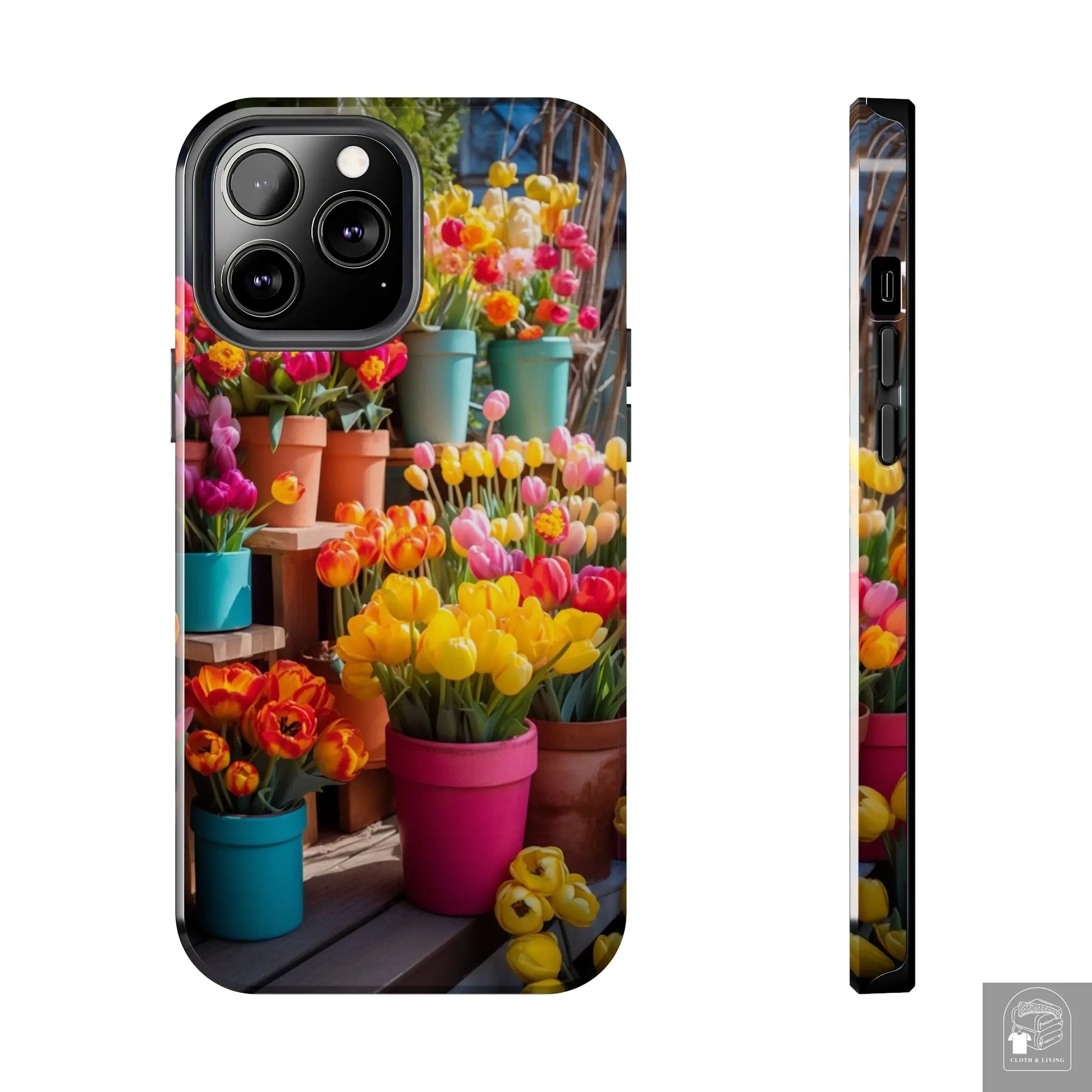 Spring Time Flowers Tough Phone Cases - Cloth & Living