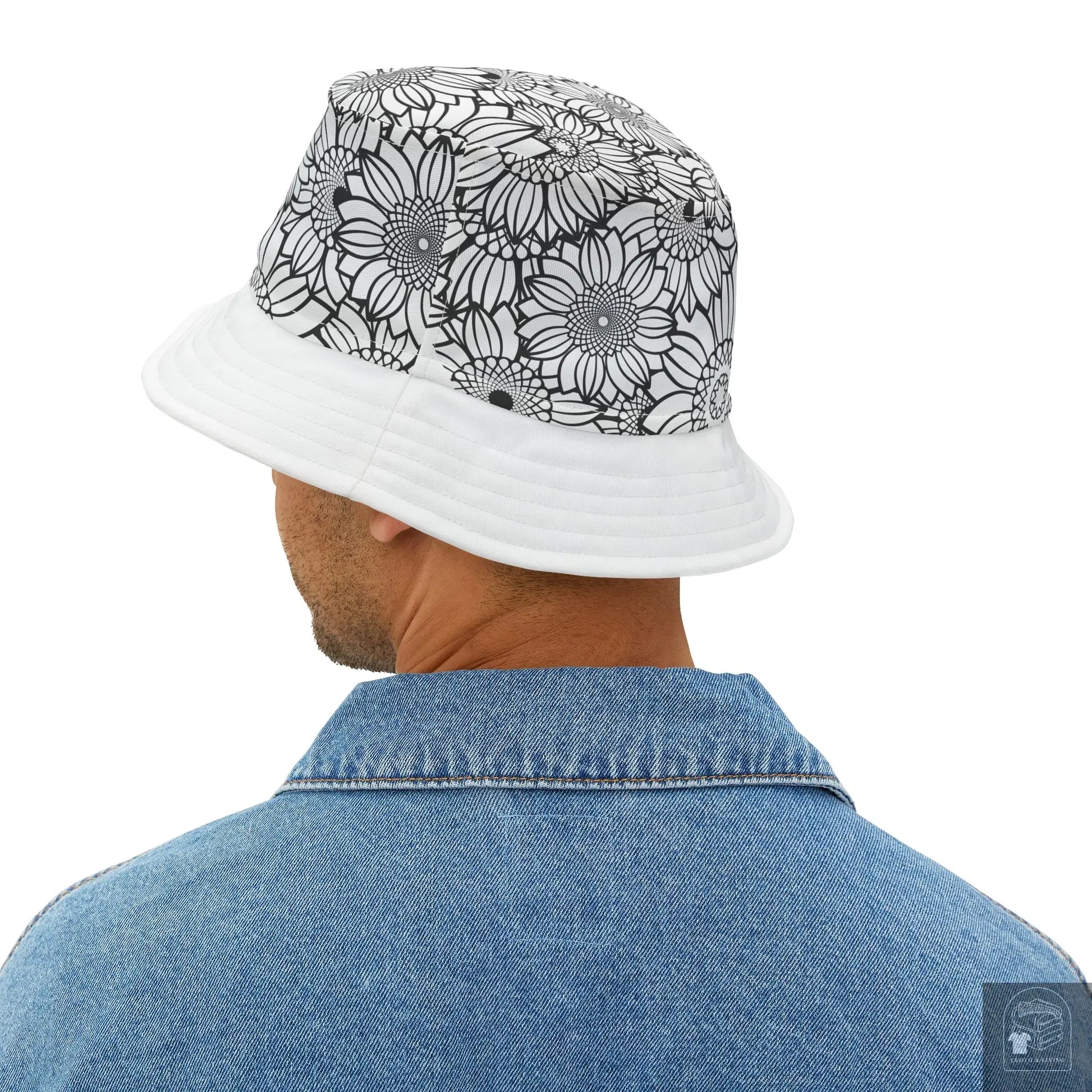 White Sunflowers Bucket Hat - Cloth & Living