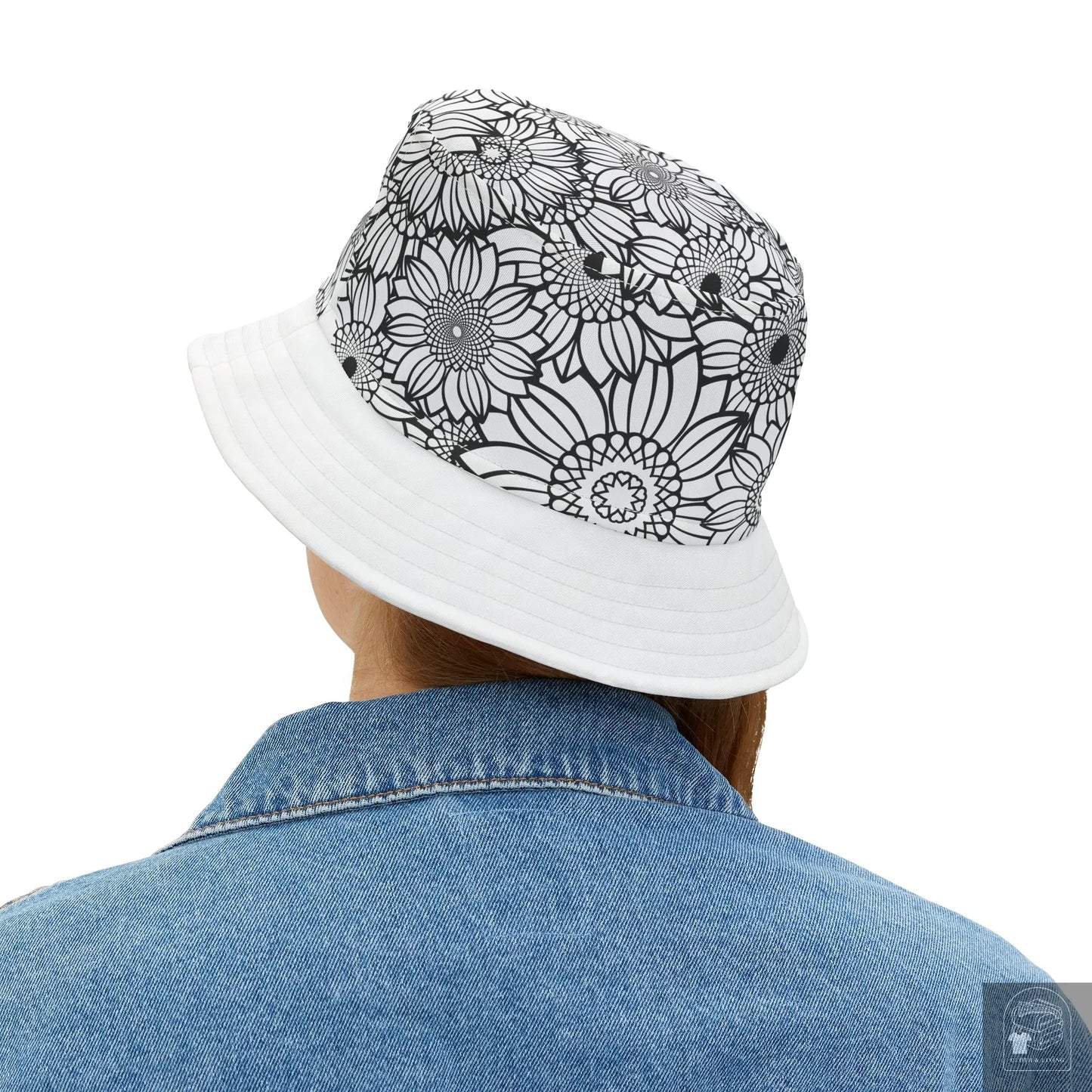 White Sunflowers Bucket Hat - Cloth & Living