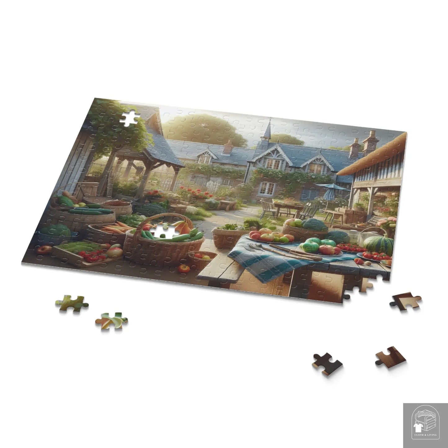 Your Own Farmers Market Puzzle (252, 500-Piece)  Cloth & Living